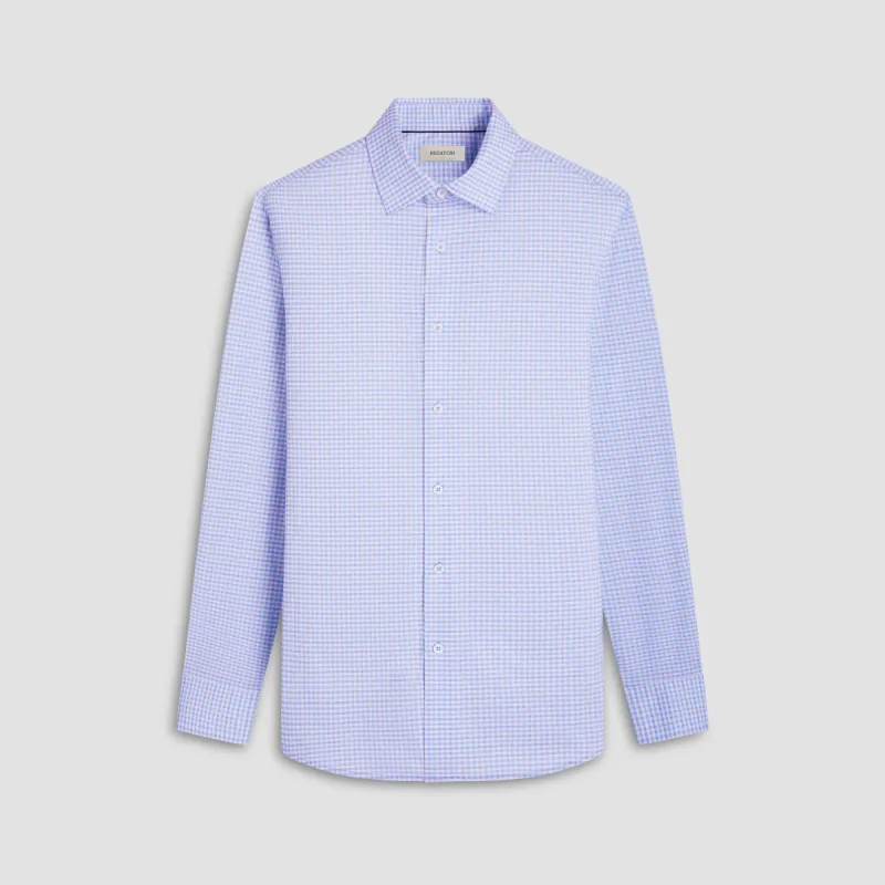 James Gingham Check OoohCotton Shirt sold by Bugatchi