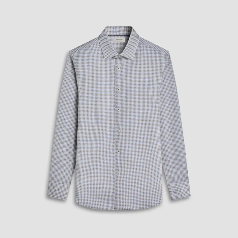 James Gingham Check OoohCotton Shirt sold by Bugatchi