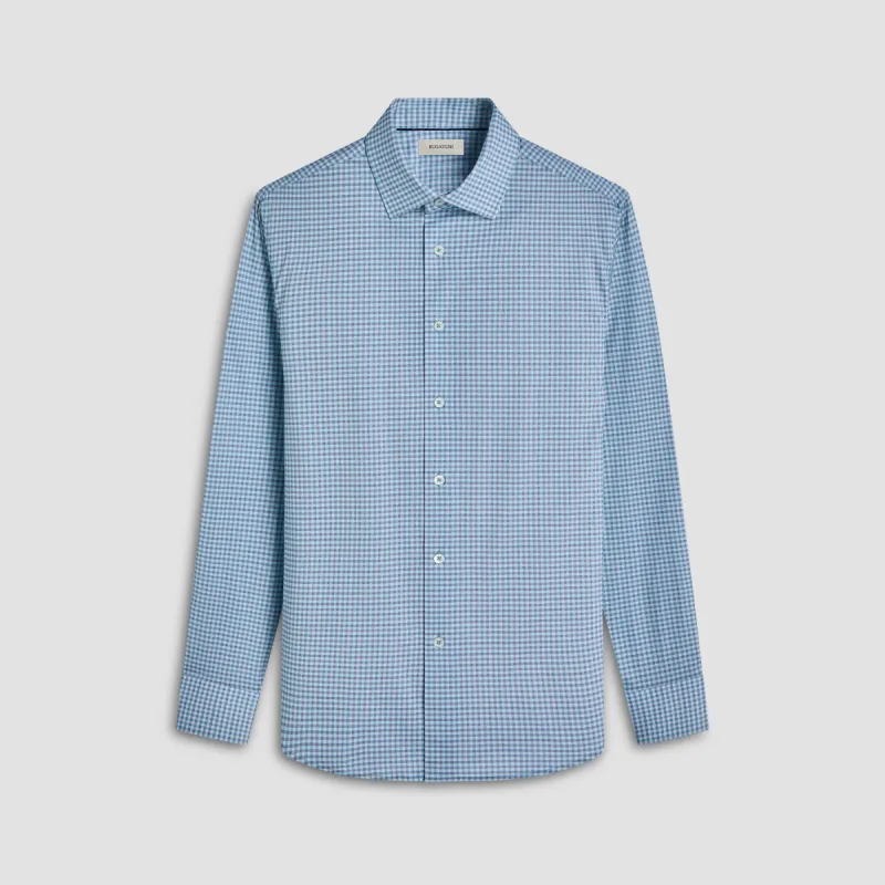 James Gingham Check OoohCotton Shirt sold by Bugatchi