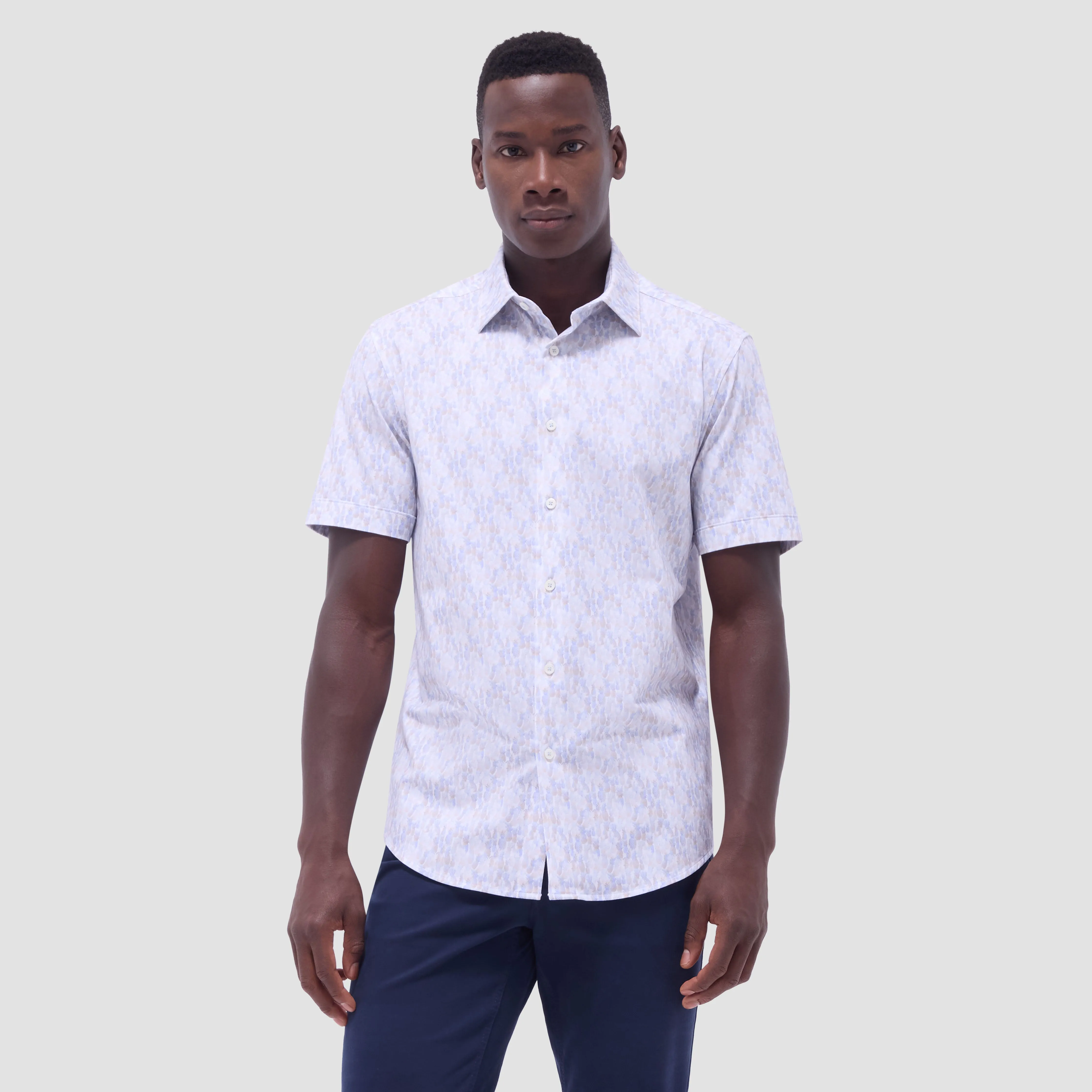 Miles Fruit Print OoohCotton Short-Sleeve Shirt sold by Bugatchi product image thumbnail 2
