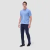Textured Geometric Short-Sleeve Knit Shirt sold by Bugatchi