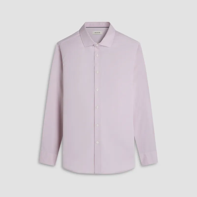 Axel Micro Check Jacquard Shirt sold by Bugatchi