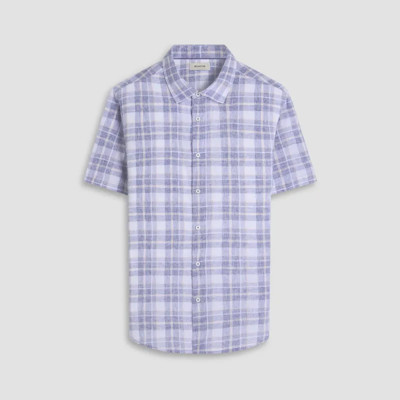 Orson Plaid Short-Sleeve Shirt sold by Bugatchi