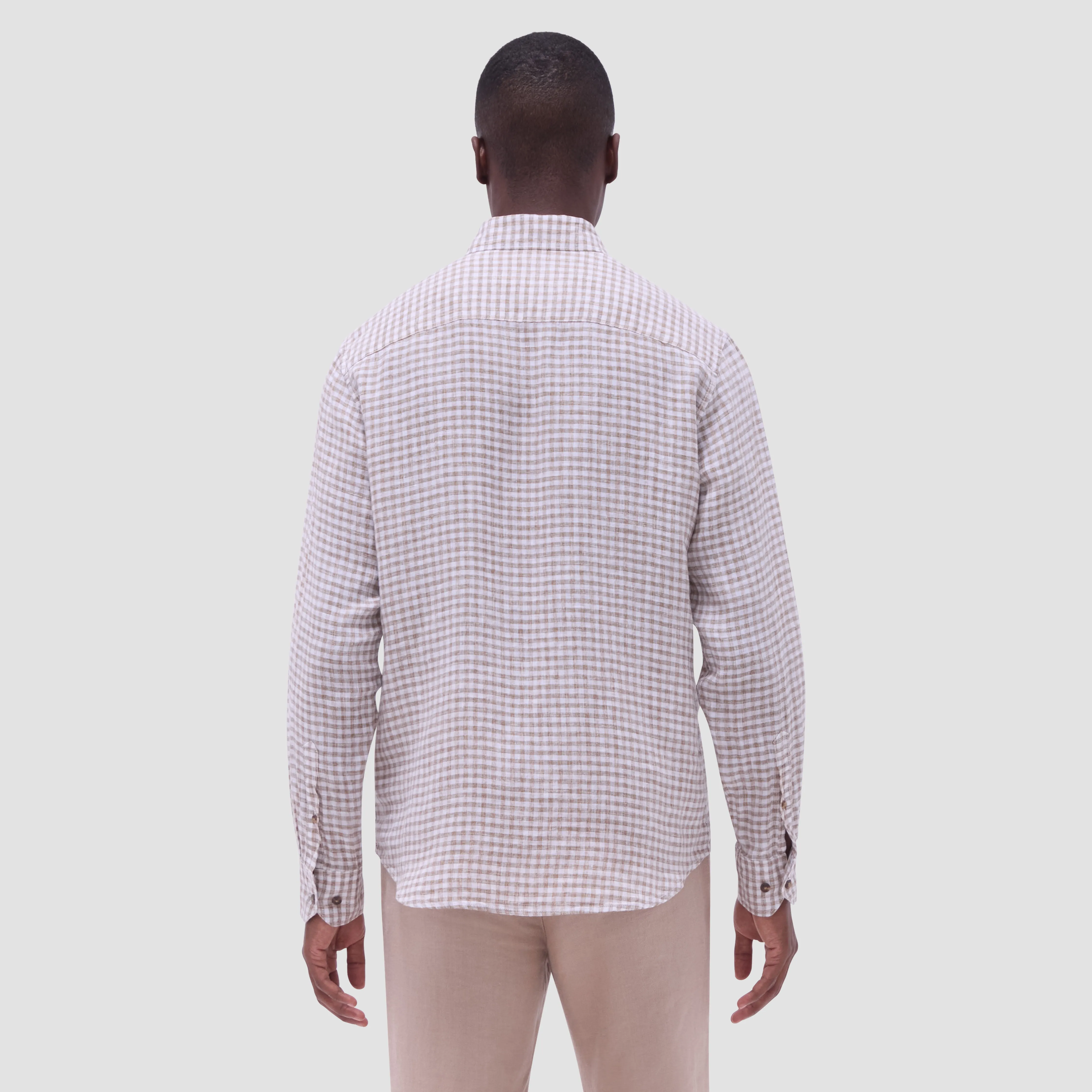 Karl Gingham Shirt sold by Bugatchi product image thumbnail 4