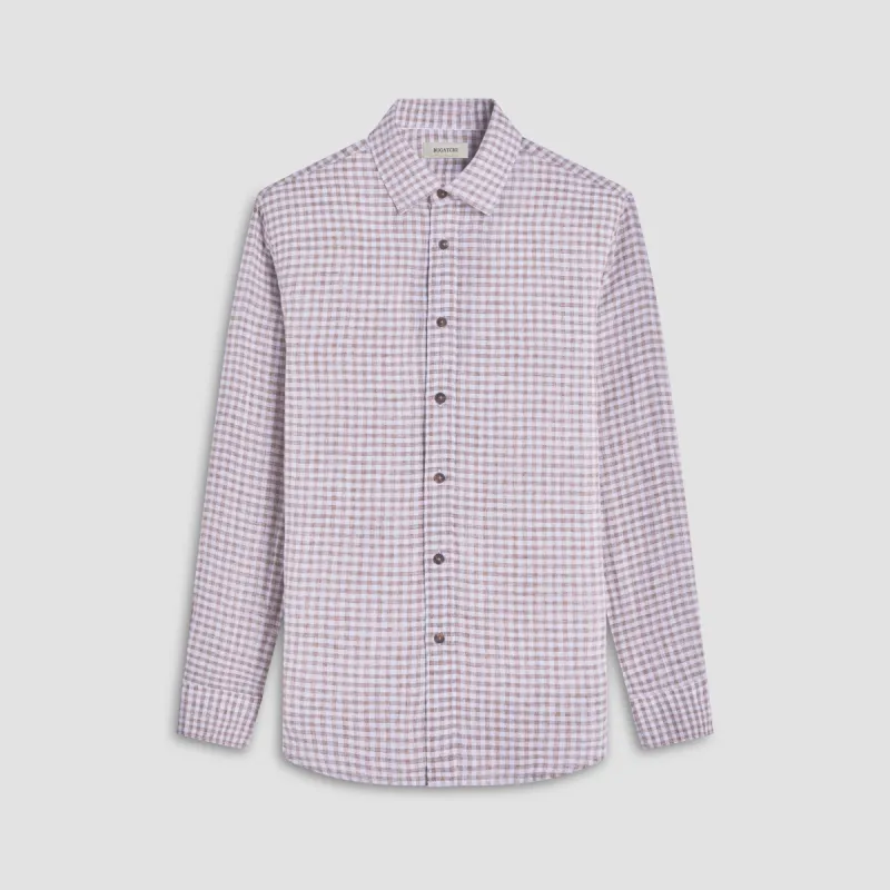 Karl Gingham Shirt sold by Bugatchi