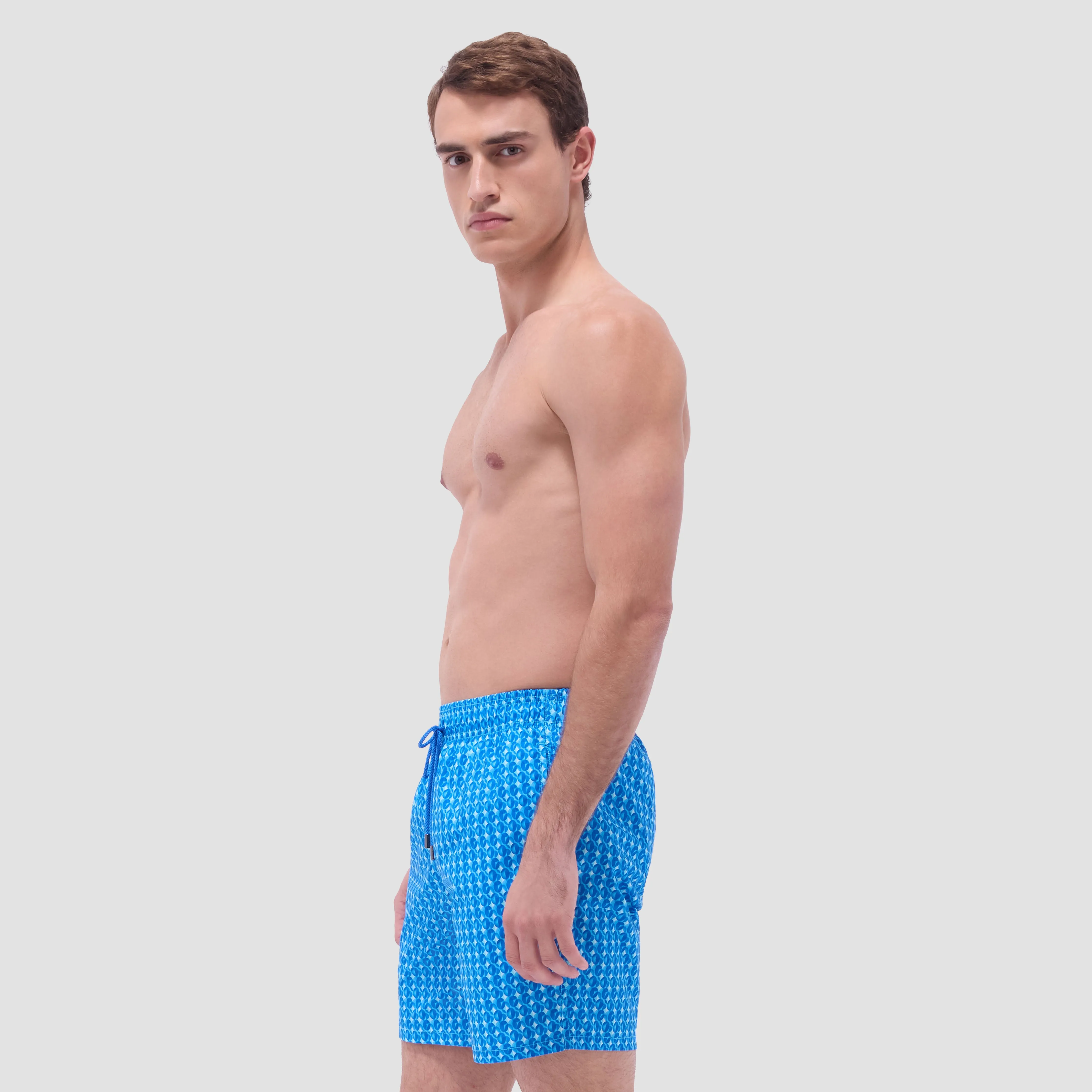 Cosmo Geometric Swim Trunks sold by Bugatchi product image thumbnail 3