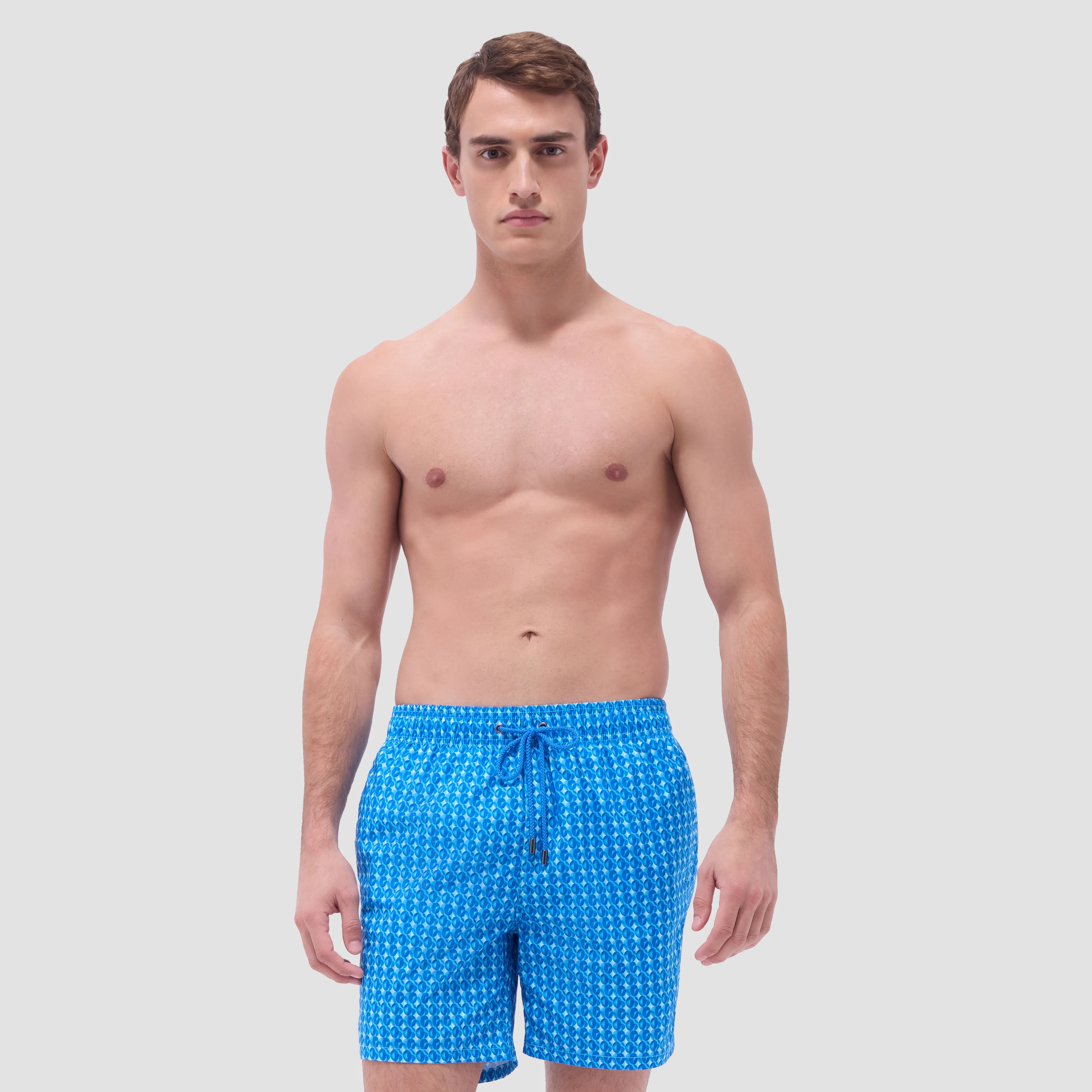 Cosmo Geometric Swim Trunks sold by Bugatchi product image thumbnail 2