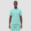 French Terry Polo Shirt sold by Bugatchi