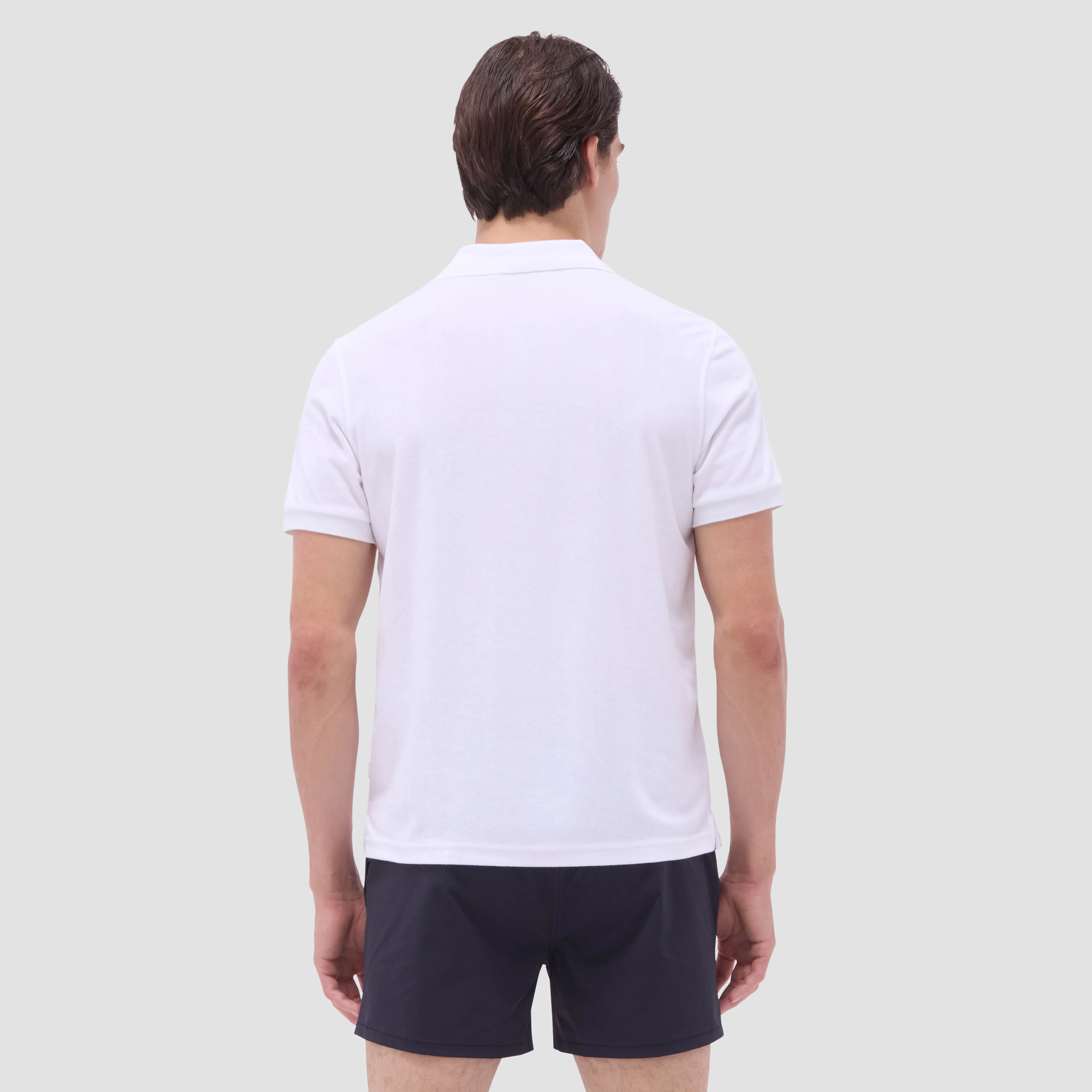 French Terry Polo Shirt sold by Bugatchi product image thumbnail 5