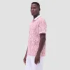 Leaf Print Polo Shirt sold by Bugatchi