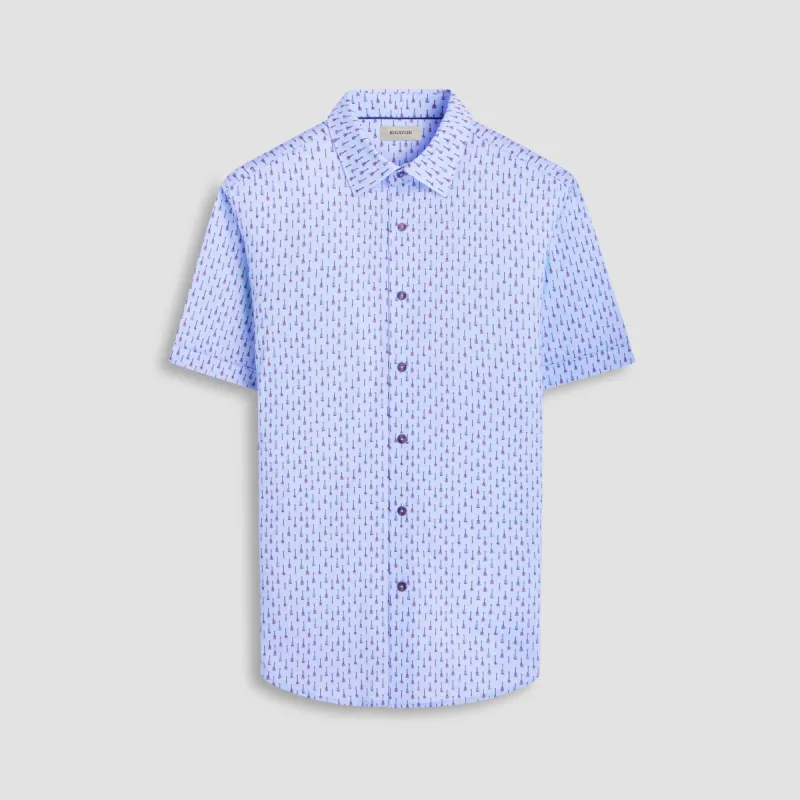 Miles Guitar OoohCotton Short-Sleeve Shirt sold by Bugatchi