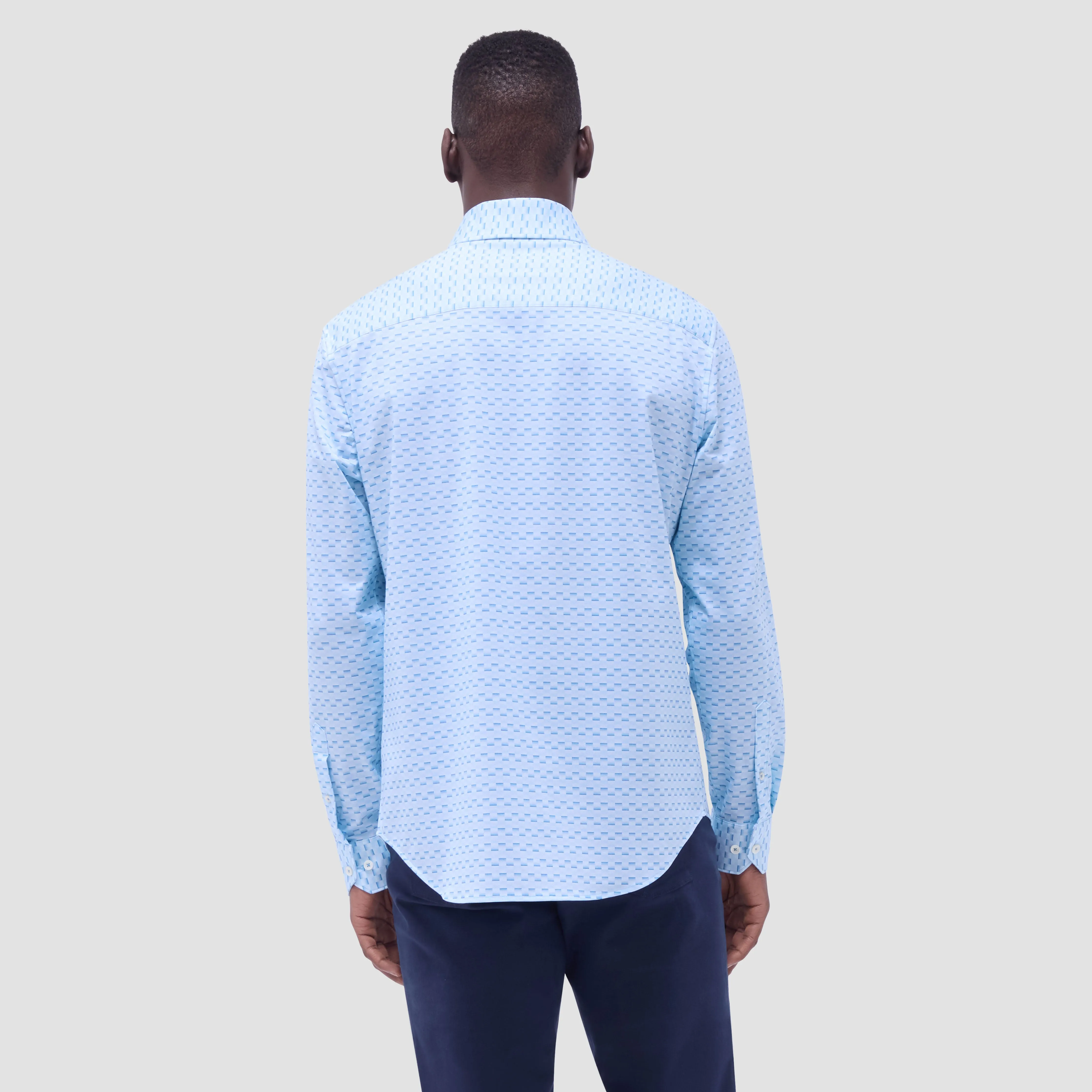 Devon Basketweave OoohCotton Shirt sold by Bugatchi product image thumbnail 4