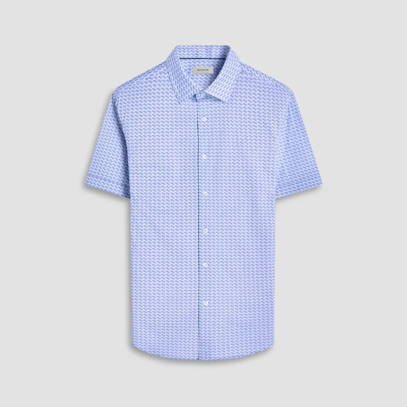 Miles Motorcycle OoohCotton Short-Sleeve Shirt sold by Bugatchi