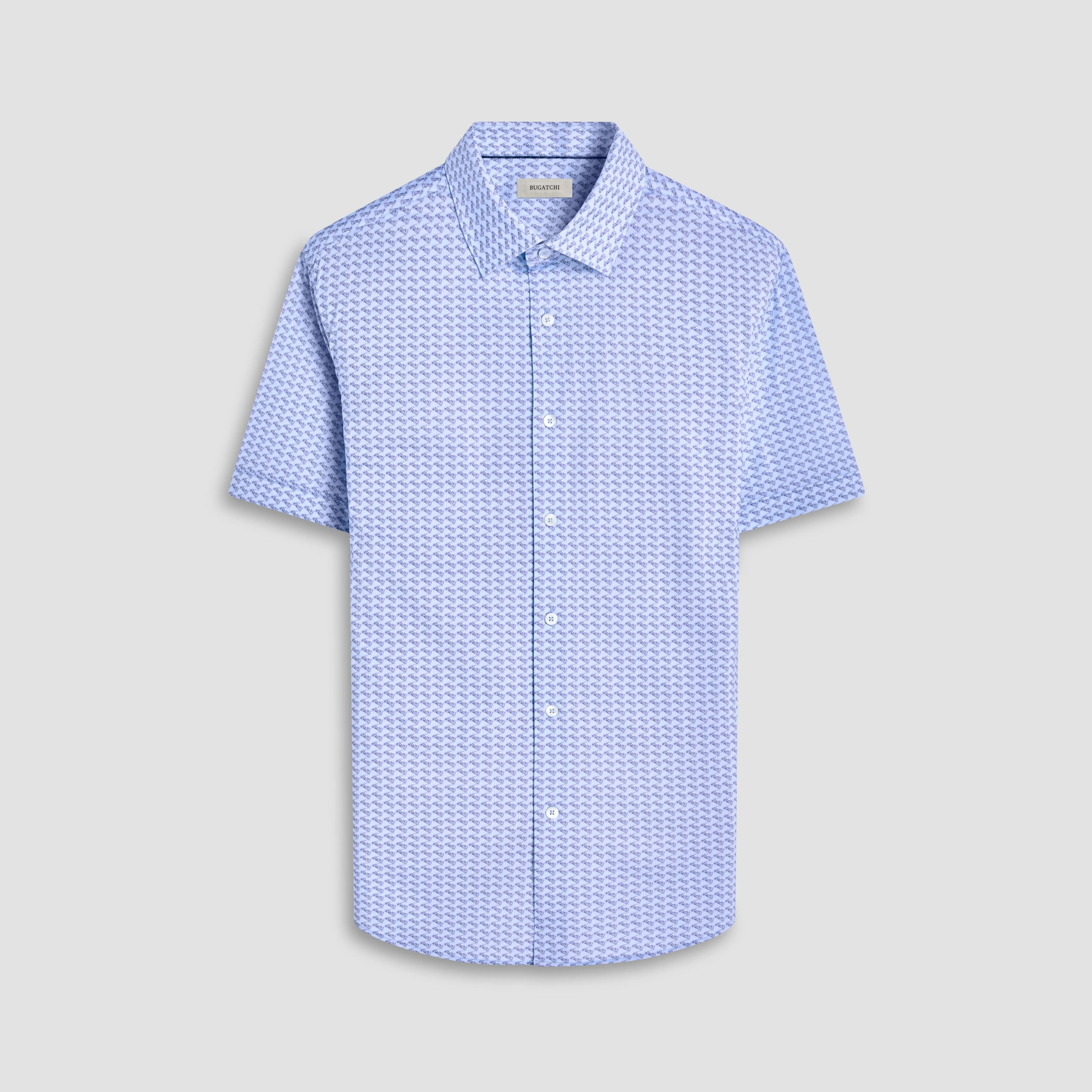 Miles Motorcycle OoohCotton Short-Sleeve Shirt sold by Bugatchi