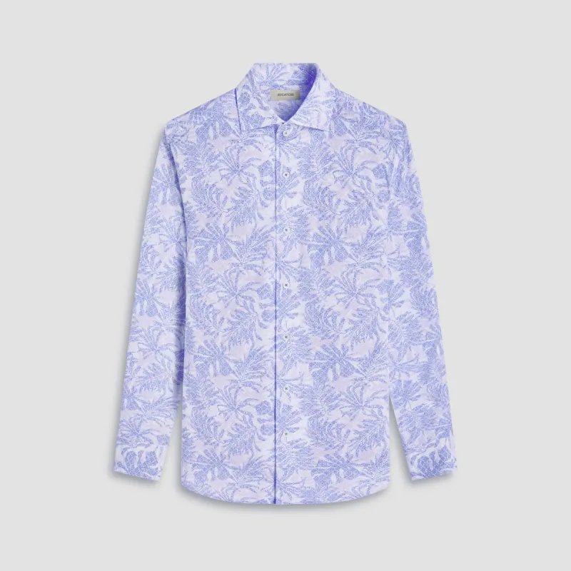 Devon Leaf Print OoohCotton Shirt sold by Bugatchi