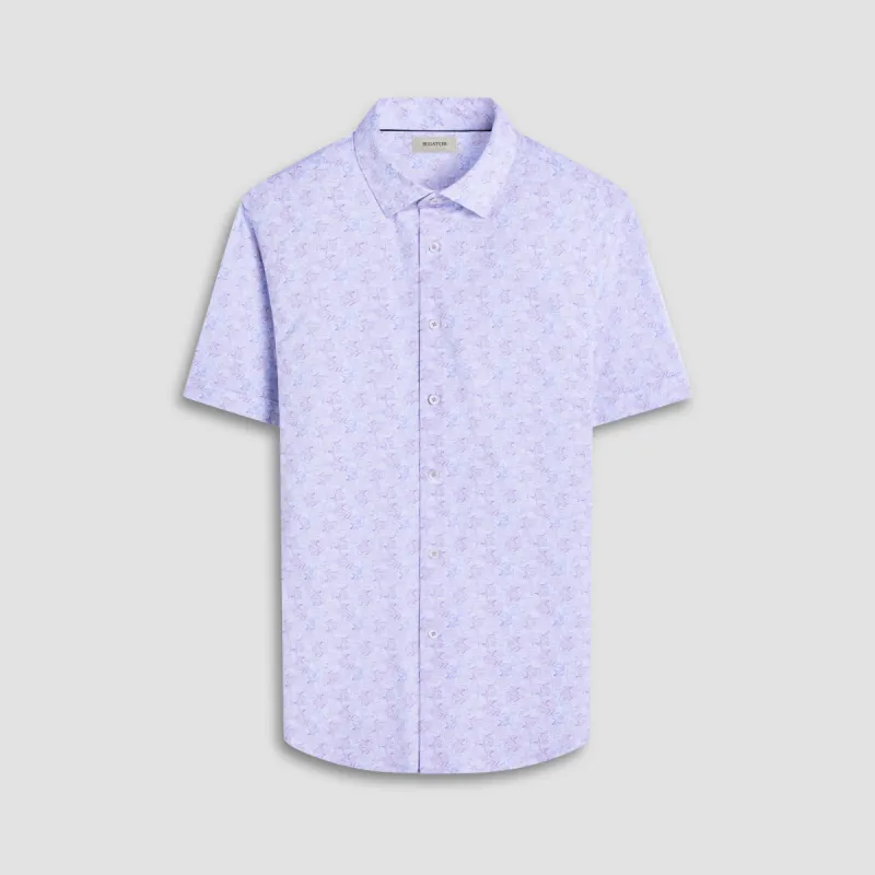Miles Floral OoohCotton Short-Sleeve Shirt sold by Bugatchi