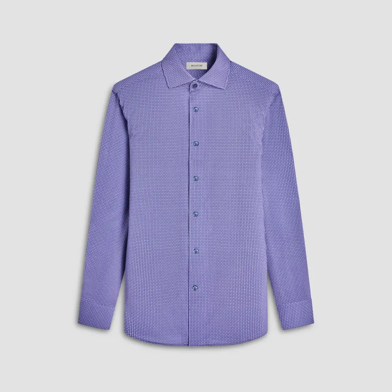 Devon Geometric OoohCotton Shirt sold by Bugatchi