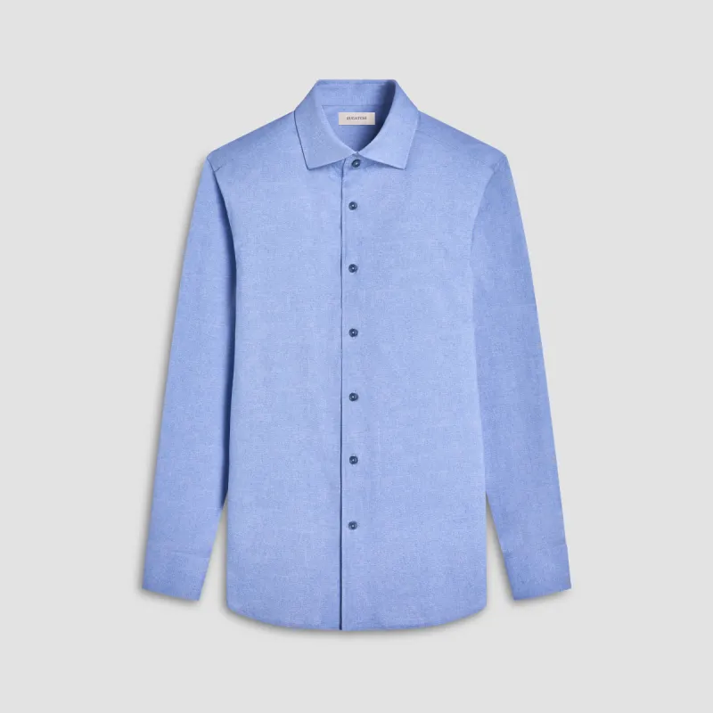 Devon Heathered OoohCotton Shirt sold by Bugatchi