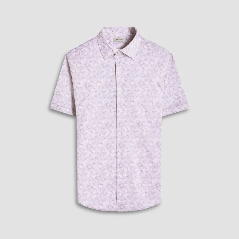 Miles Floral OoohCotton Short-Sleeve Shirt sold by Bugatchi