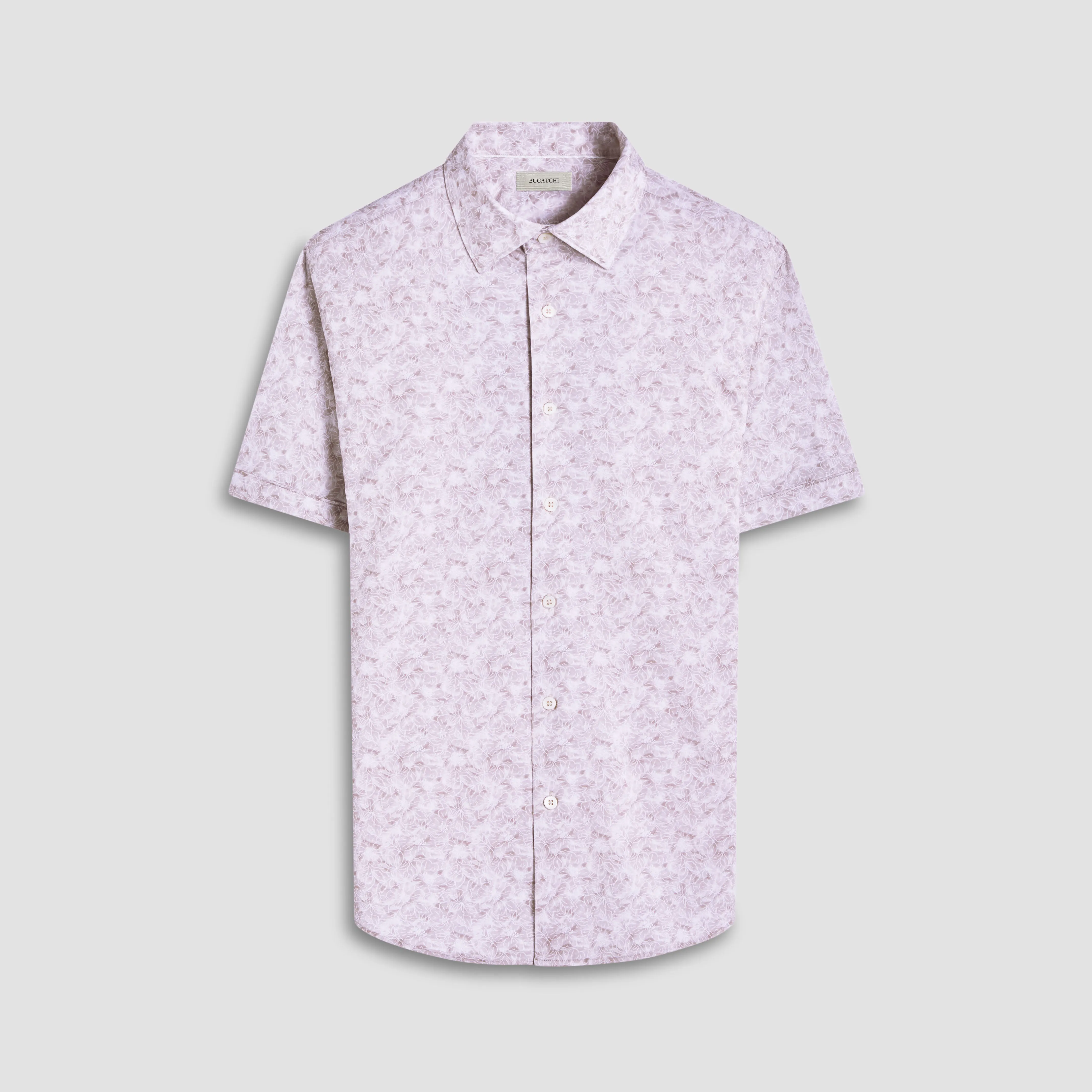 Miles Floral OoohCotton Short-Sleeve Shirt sold by Bugatchi