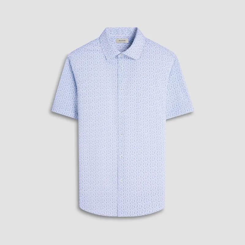 Miles Floral OoohCotton Short-Sleeve Shirt sold by Bugatchi