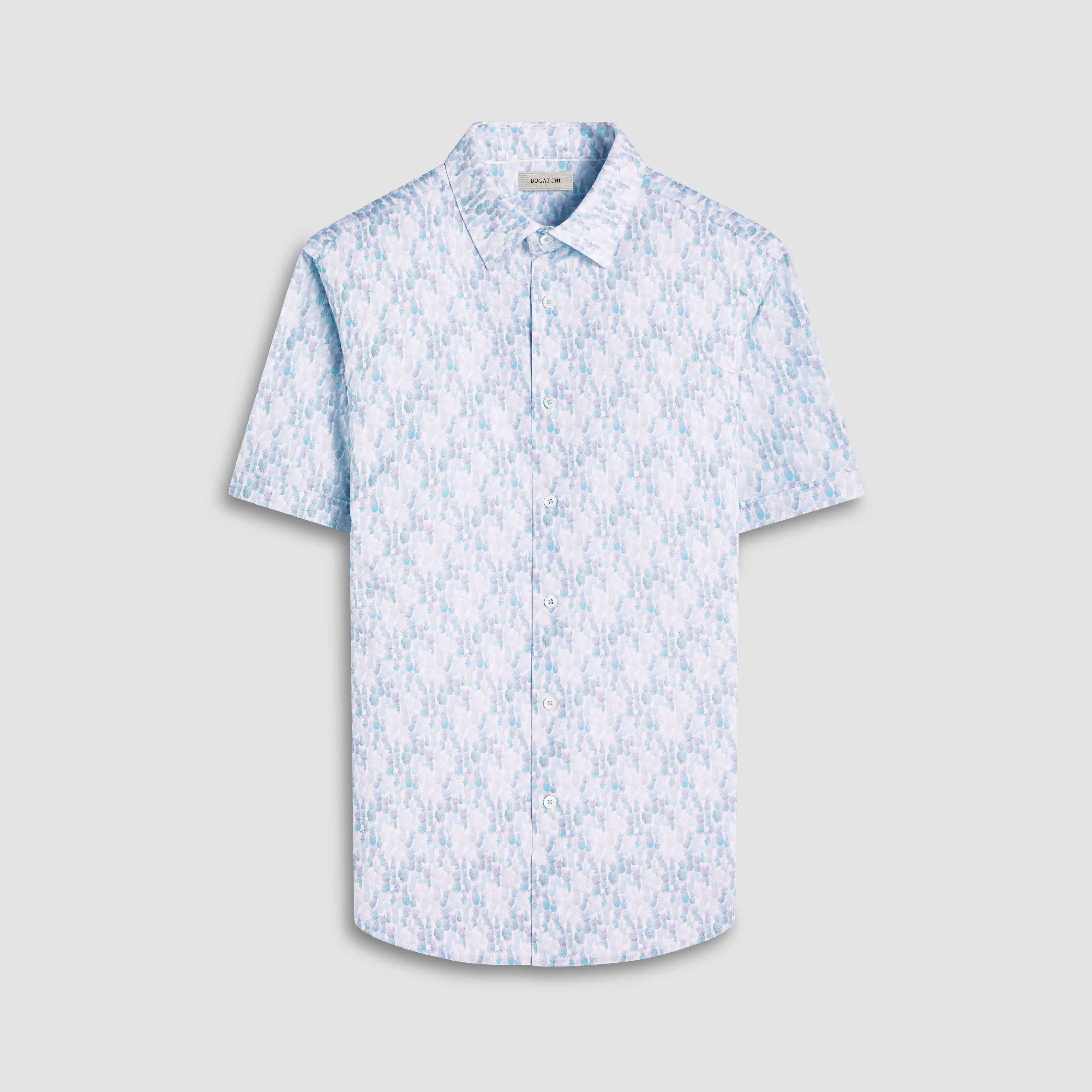 Miles Fruit Print OoohCotton Short-Sleeve Shirt sold by Bugatchi