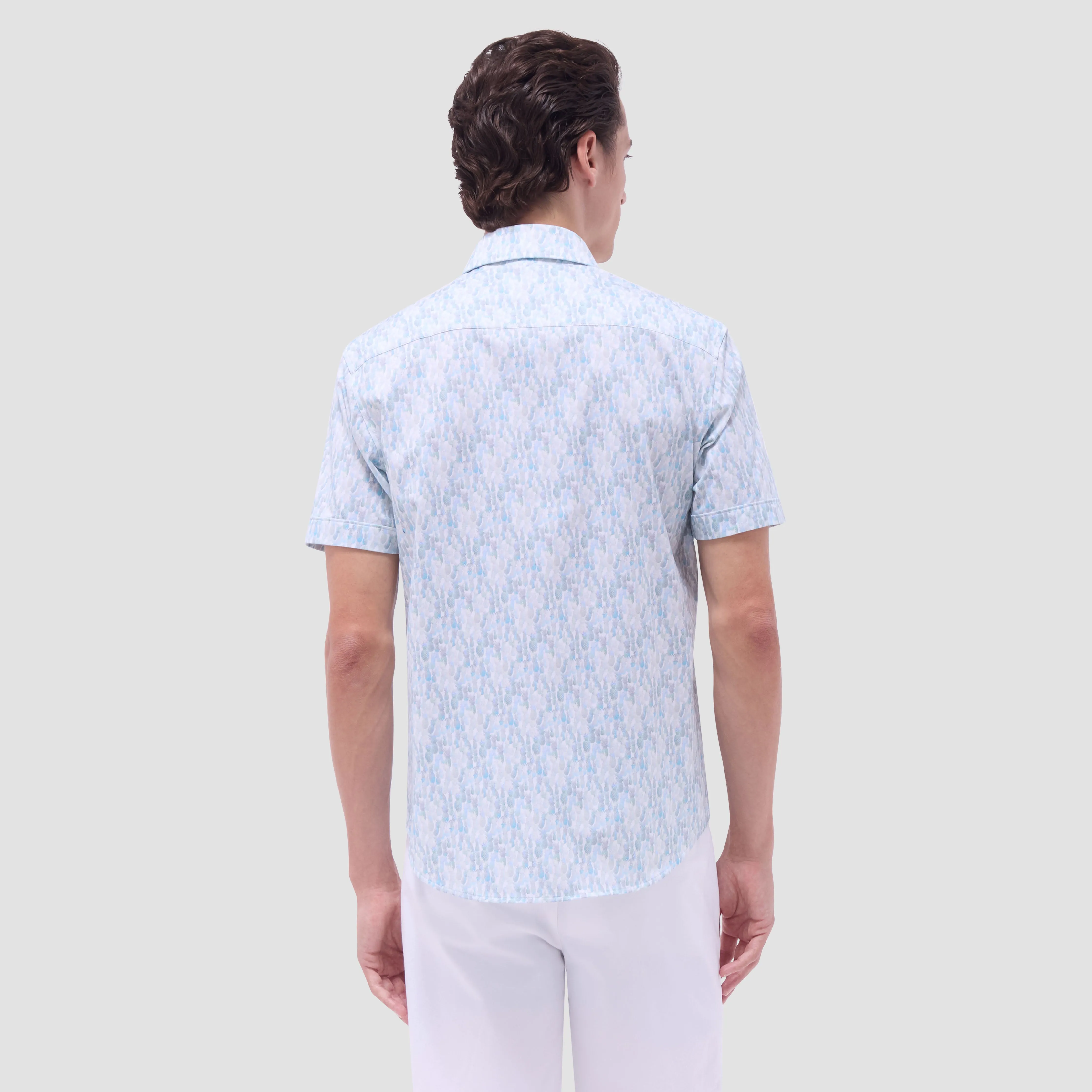 Miles Fruit Print OoohCotton Short-Sleeve Shirt sold by Bugatchi product image thumbnail 4