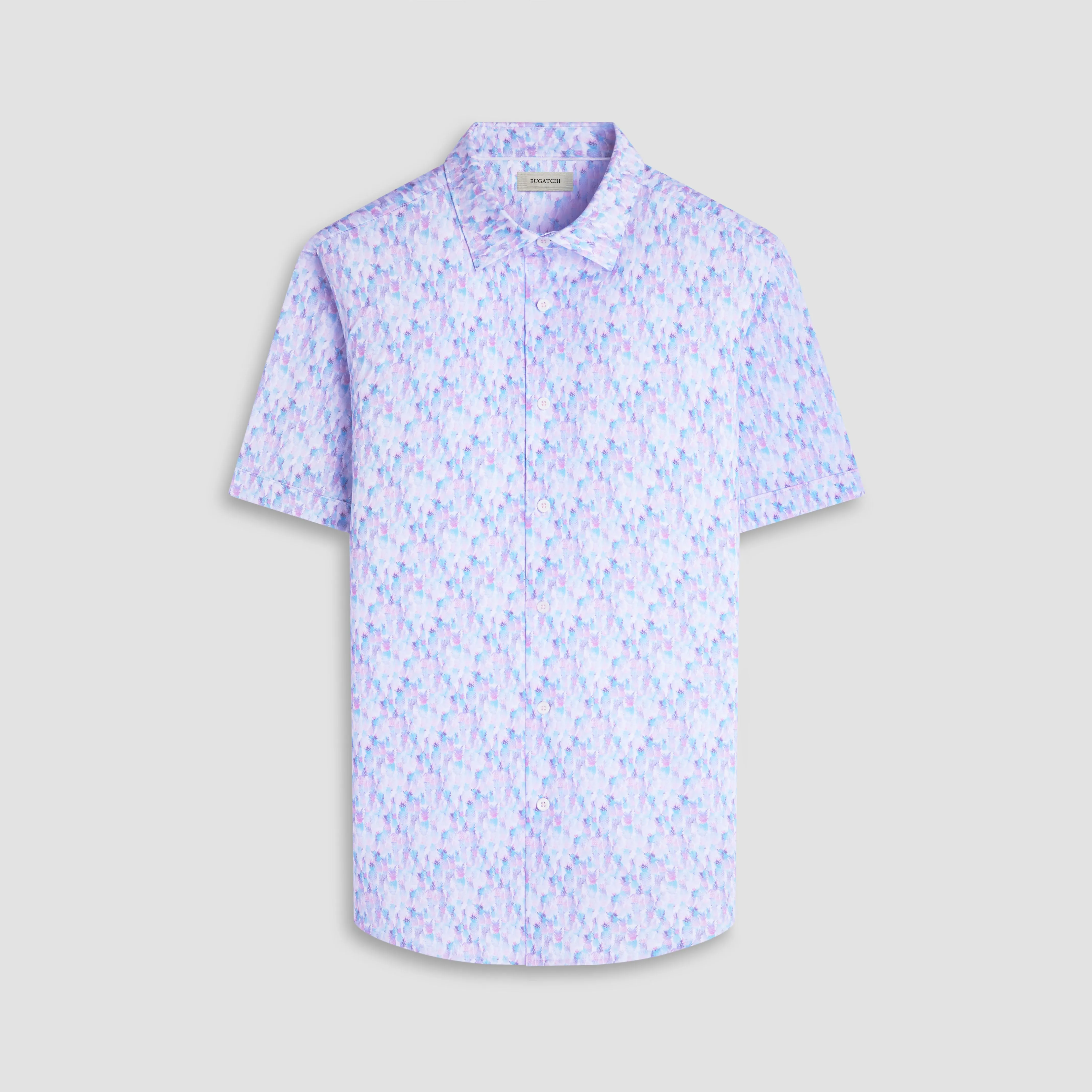 Miles Fruit Print OoohCotton Short-Sleeve Shirt sold by Bugatchi