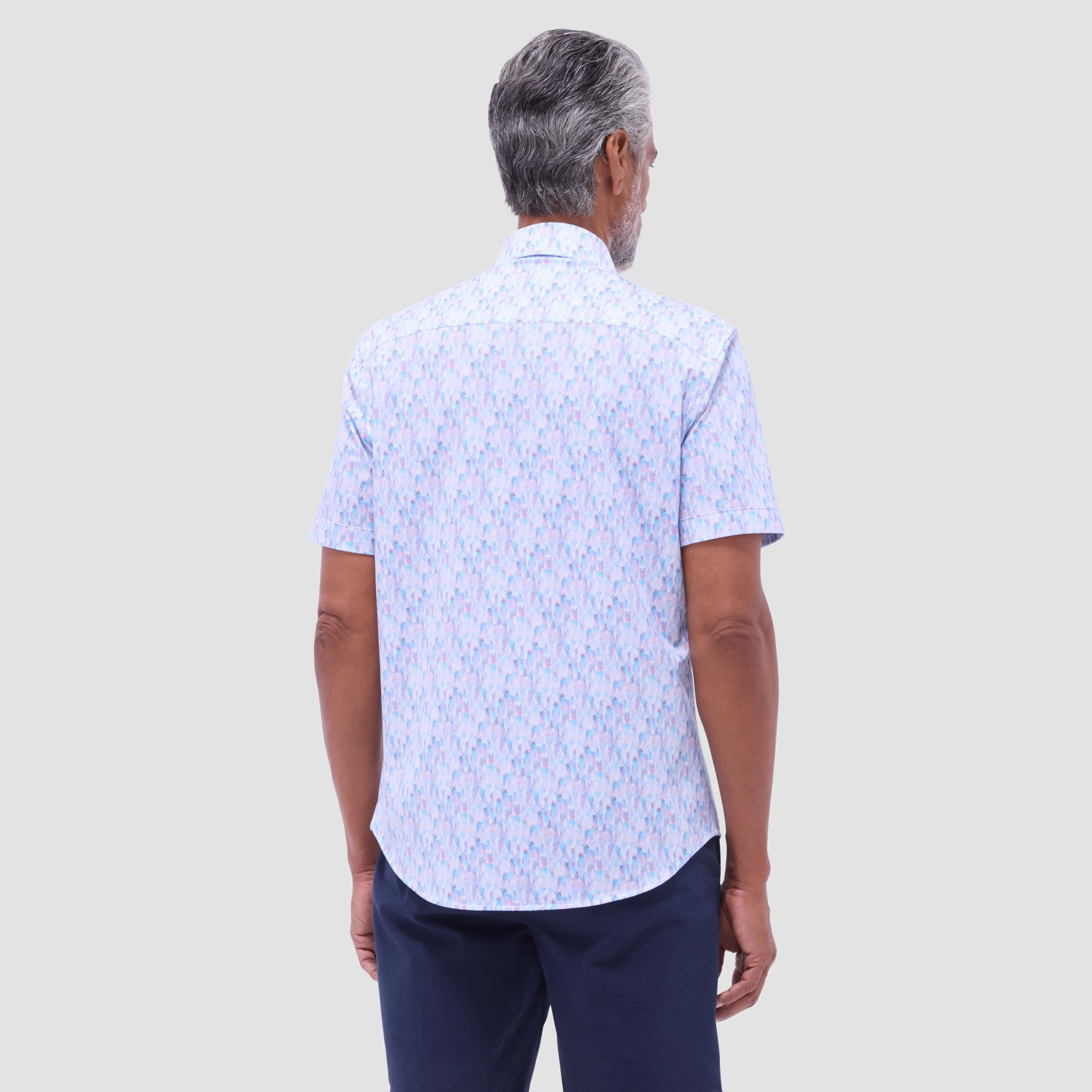 Miles Fruit Print OoohCotton Short-Sleeve Shirt sold by Bugatchi product image thumbnail 4