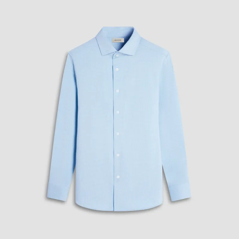 Devon Hound's Tooth OoohCotton Shirt sold by Bugatchi