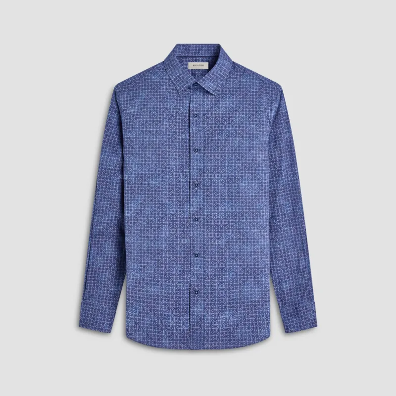 Julian Floral Inspired Geometric Shirt sold by Bugatchi