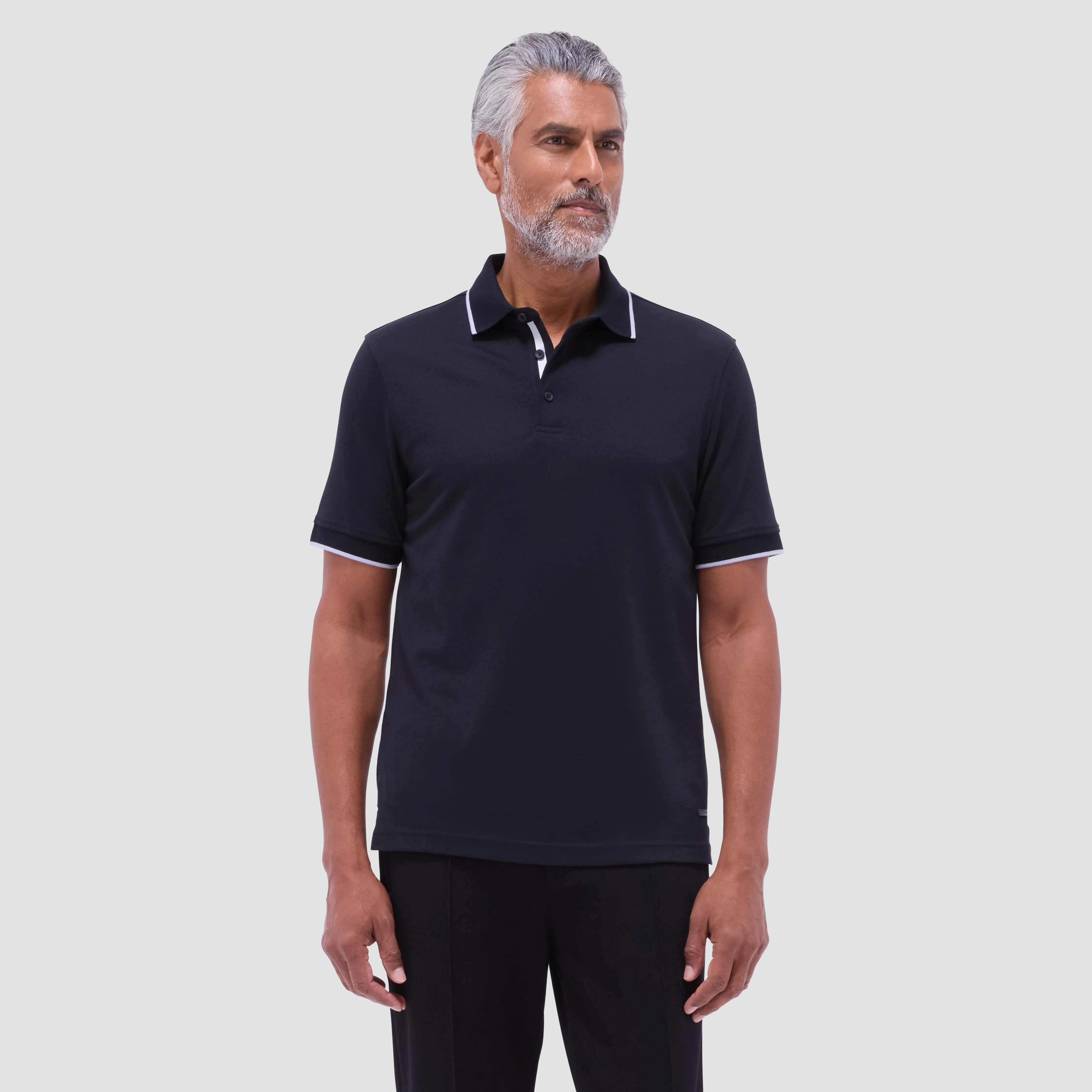 Pique Polo Shirt sold by Bugatchi product image thumbnail 2