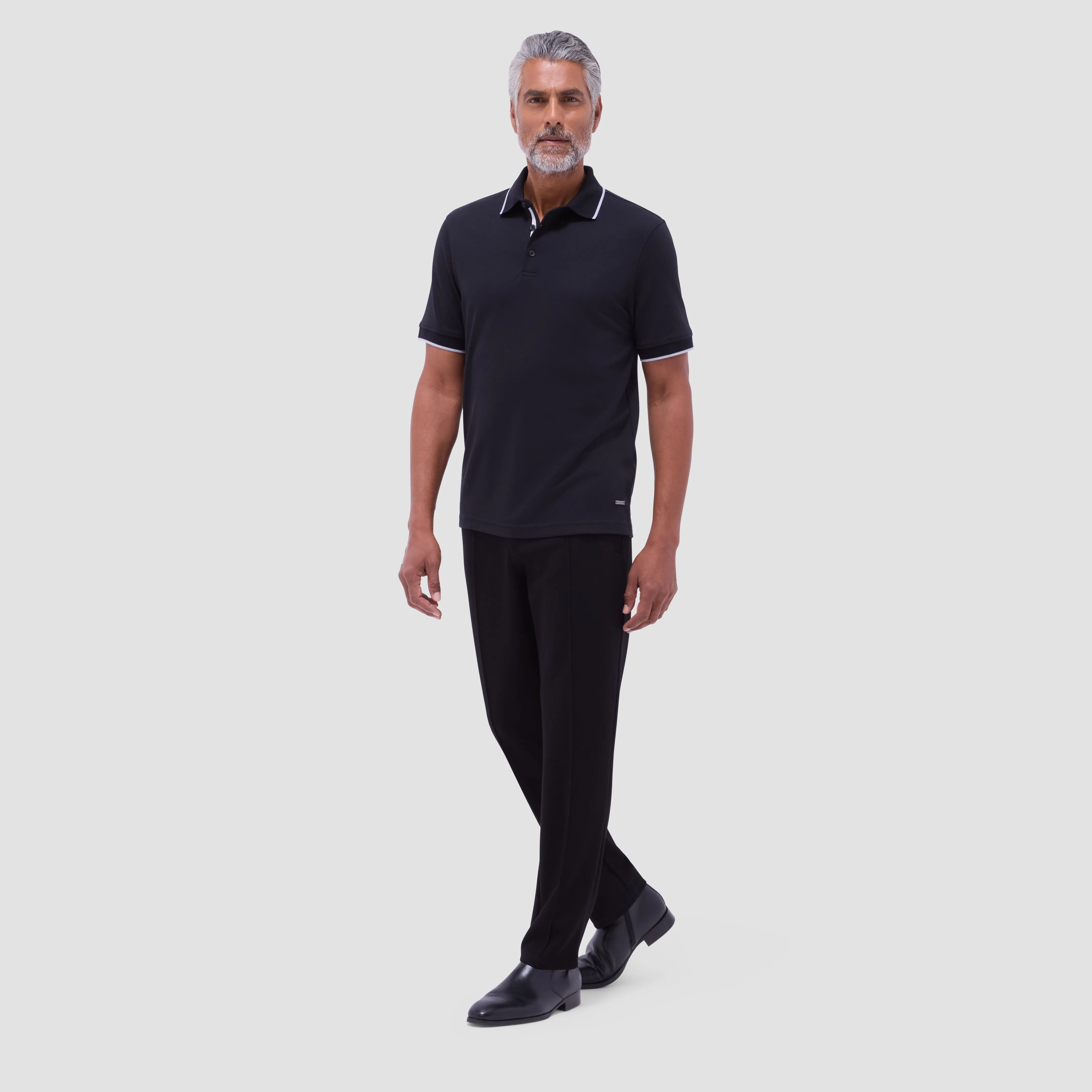 Pique Polo Shirt sold by Bugatchi product image thumbnail 5