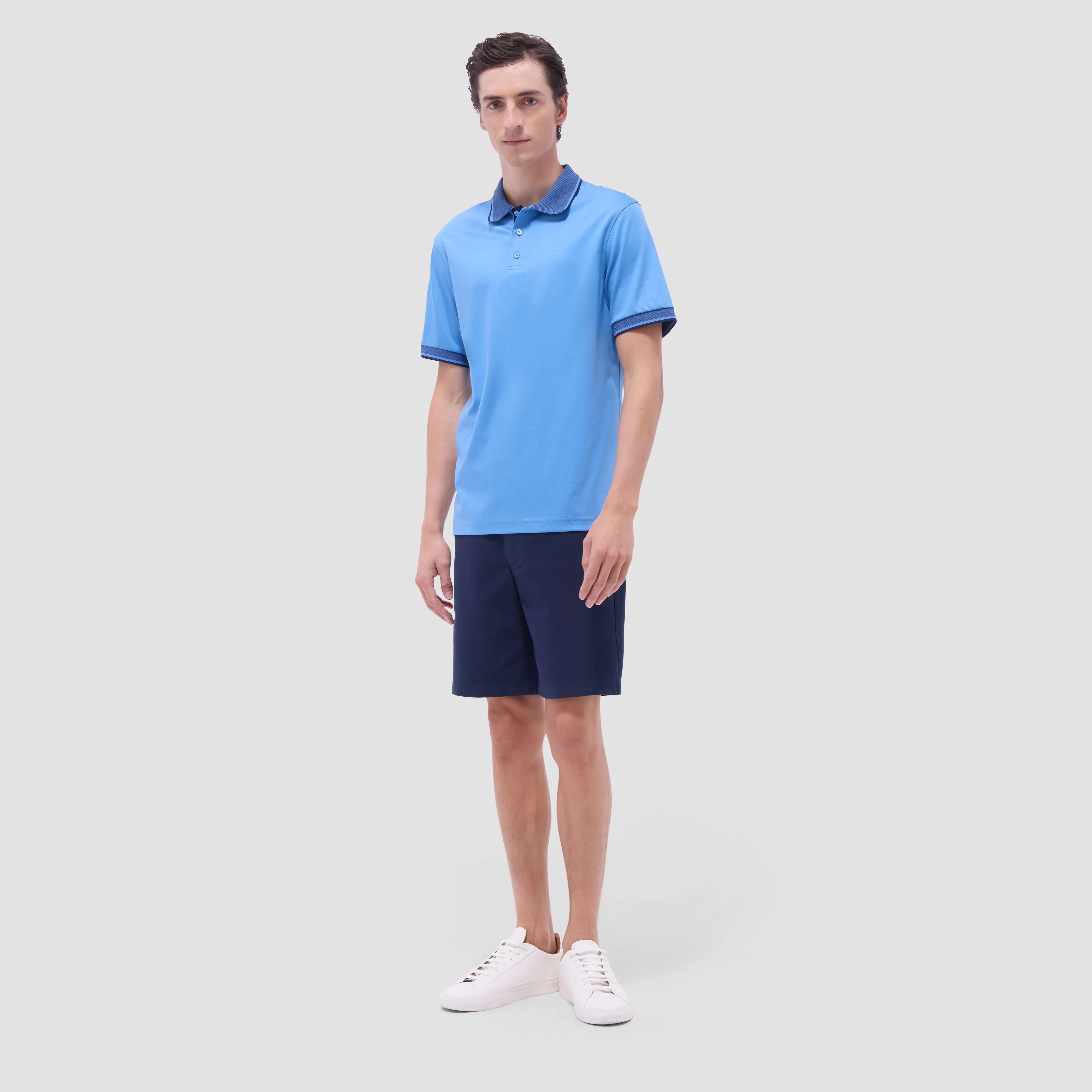 Solid Polo Shirt sold by Bugatchi product image thumbnail 5
