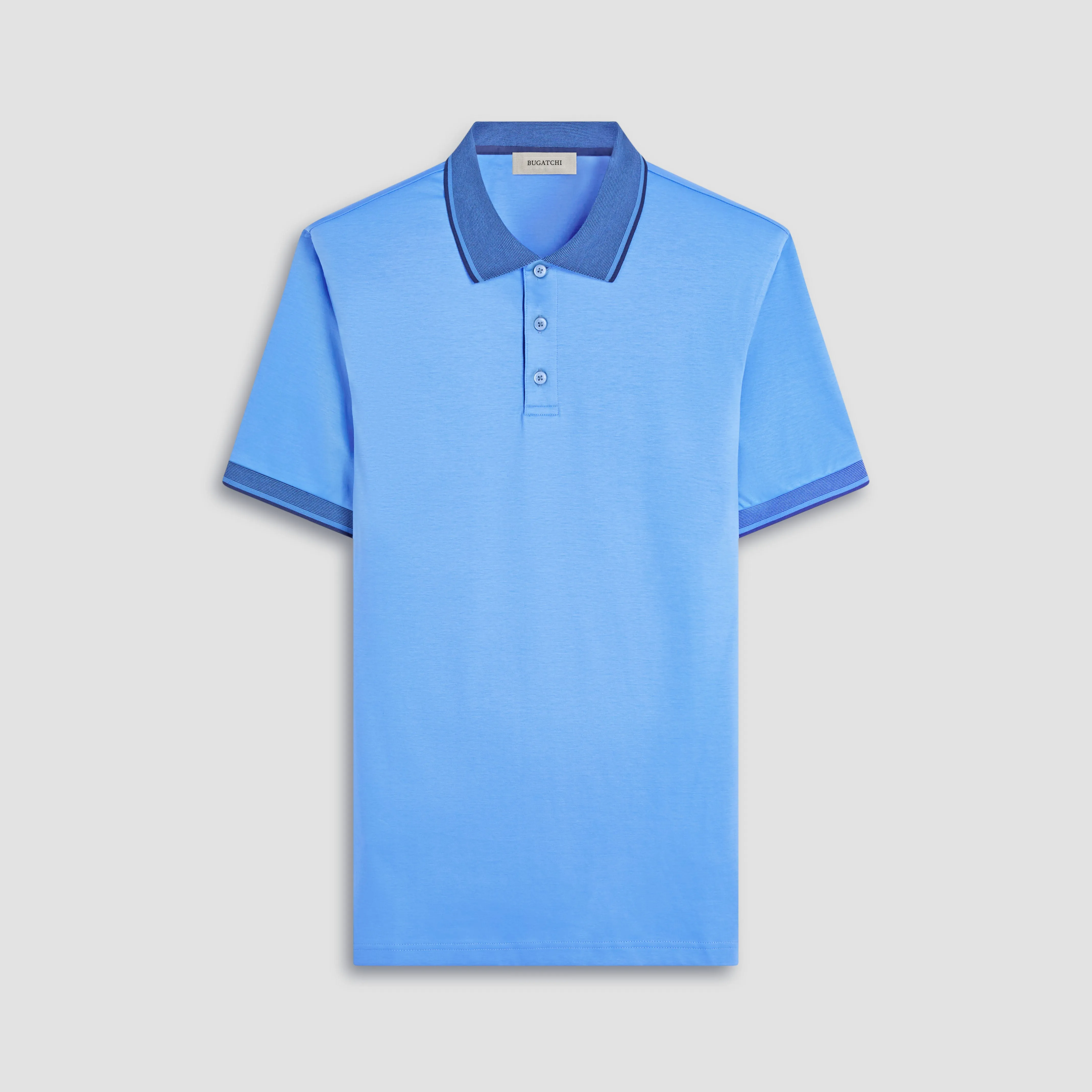 Solid Polo Shirt sold by Bugatchi