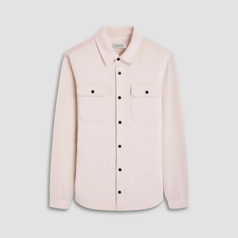 Soft Touch Solid Shirt Jacket sold by Bugatchi