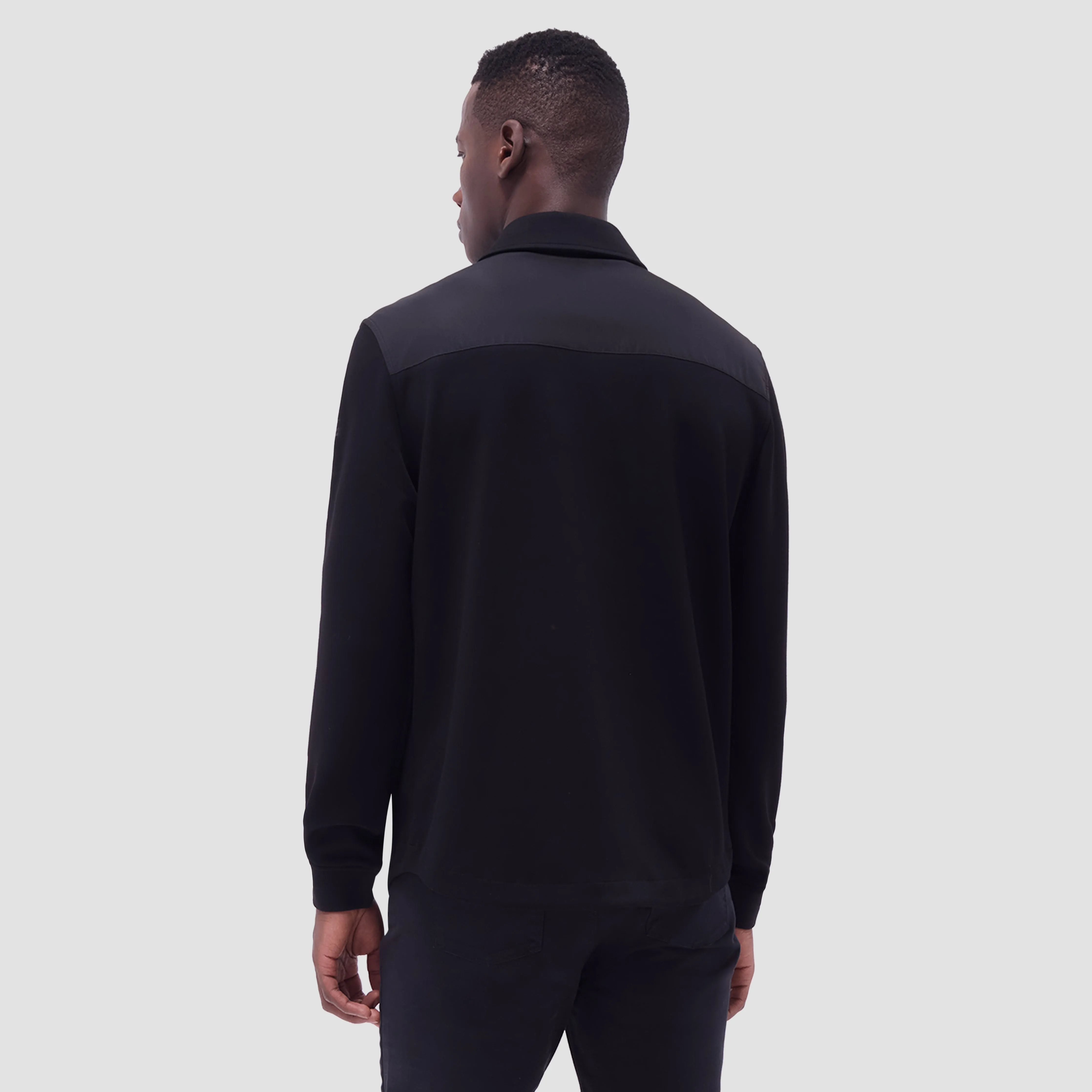 Soft Touch Solid Shirt Jacket sold by Bugatchi product image thumbnail 4