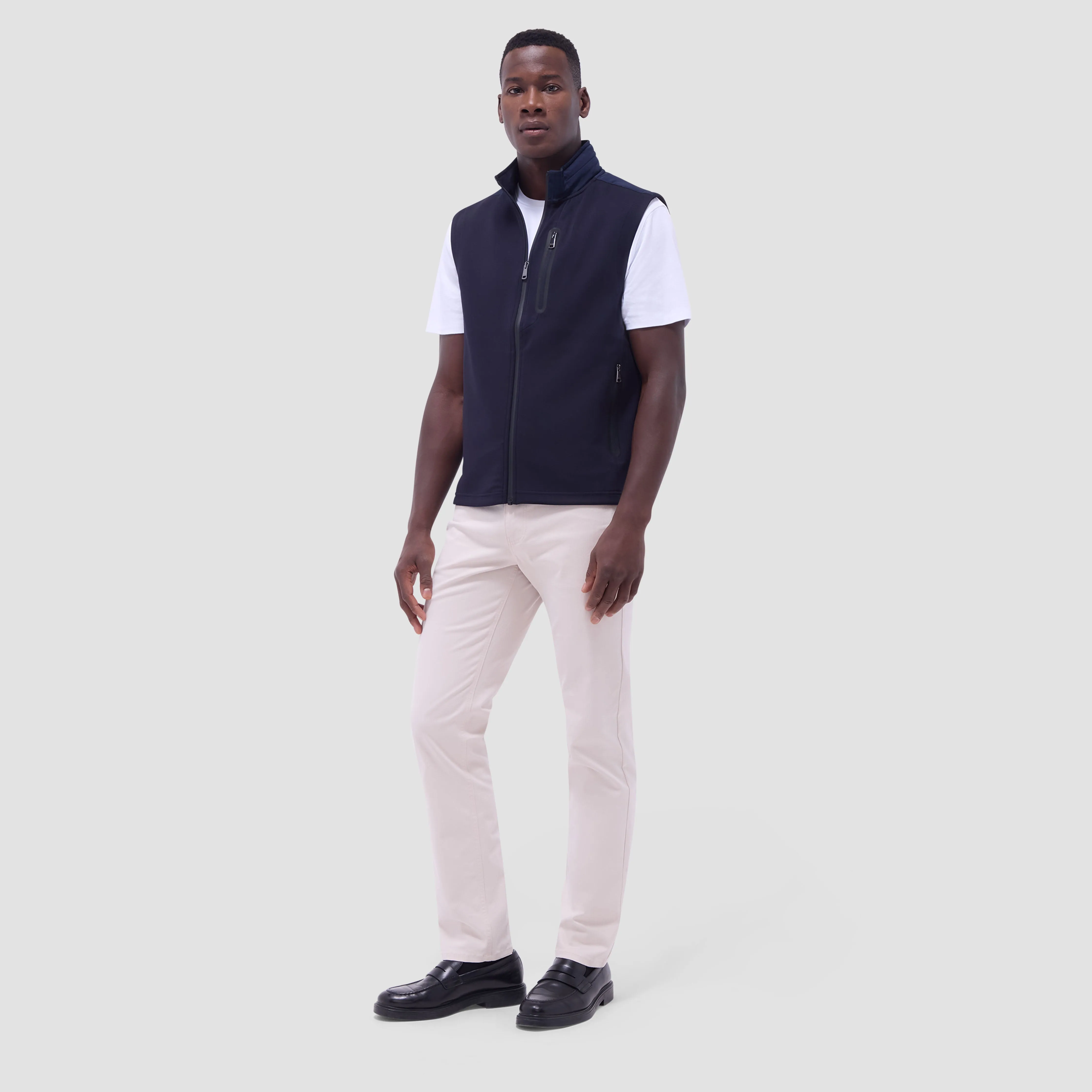 Soft Touch Solid Vest With Hood sold by Bugatchi product image thumbnail 5