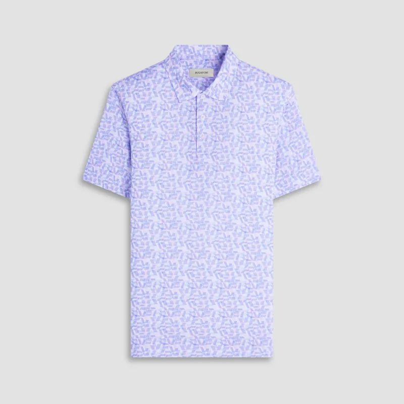 Victor Geometric OoohCotton Polo Shirt sold by Bugatchi