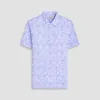 Victor Leaf Print OoohCotton Polo Shirt sold by Bugatchi