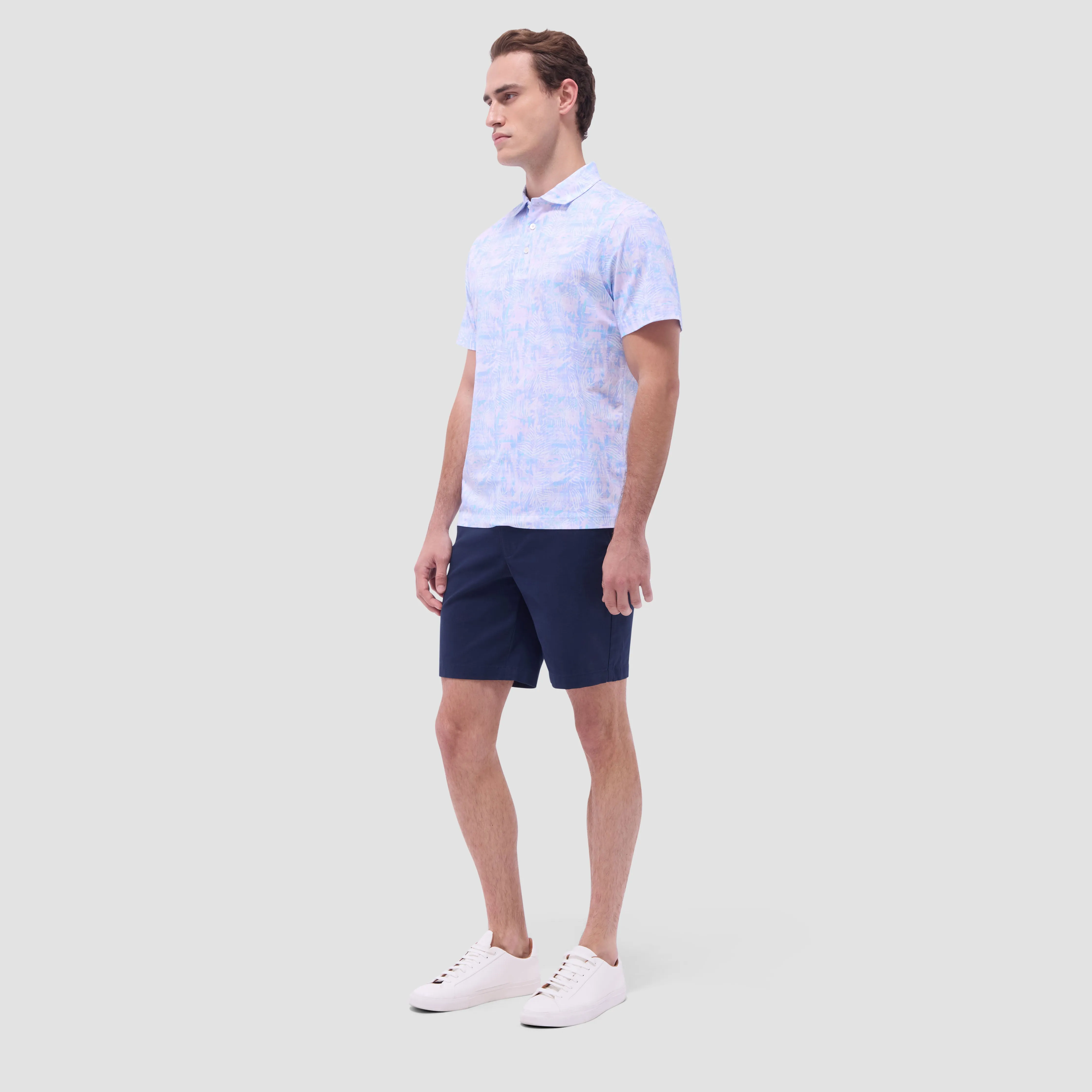 Victor Floral OoohCotton Polo Shirt sold by Bugatchi product image thumbnail 5