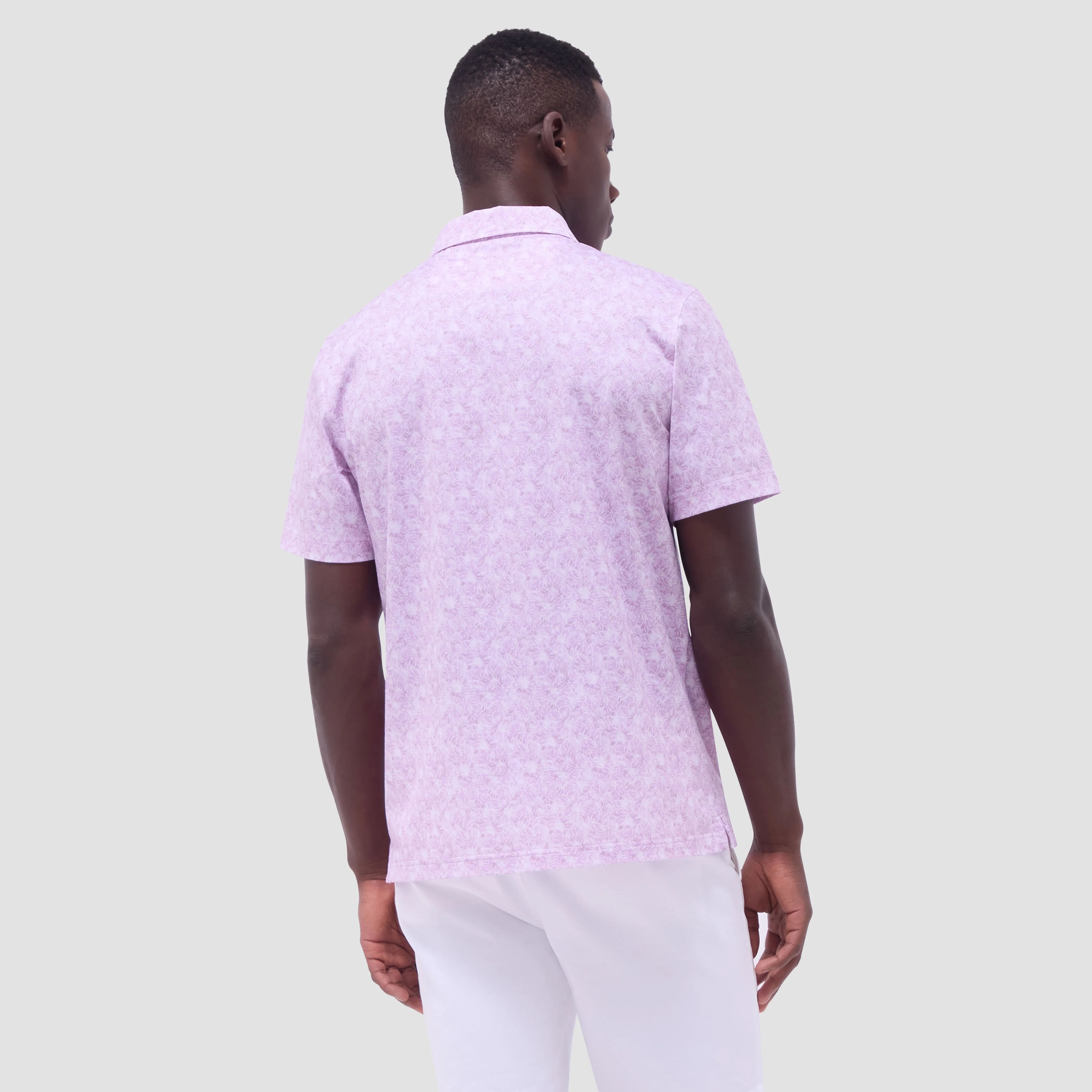 Victor Floral OoohCotton Polo Shirt sold by Bugatchi product image thumbnail 4