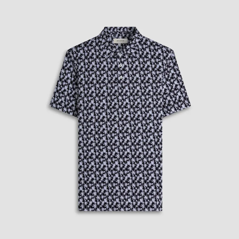 Victor Palm Tree OoohCotton Polo Shirt sold by Bugatchi