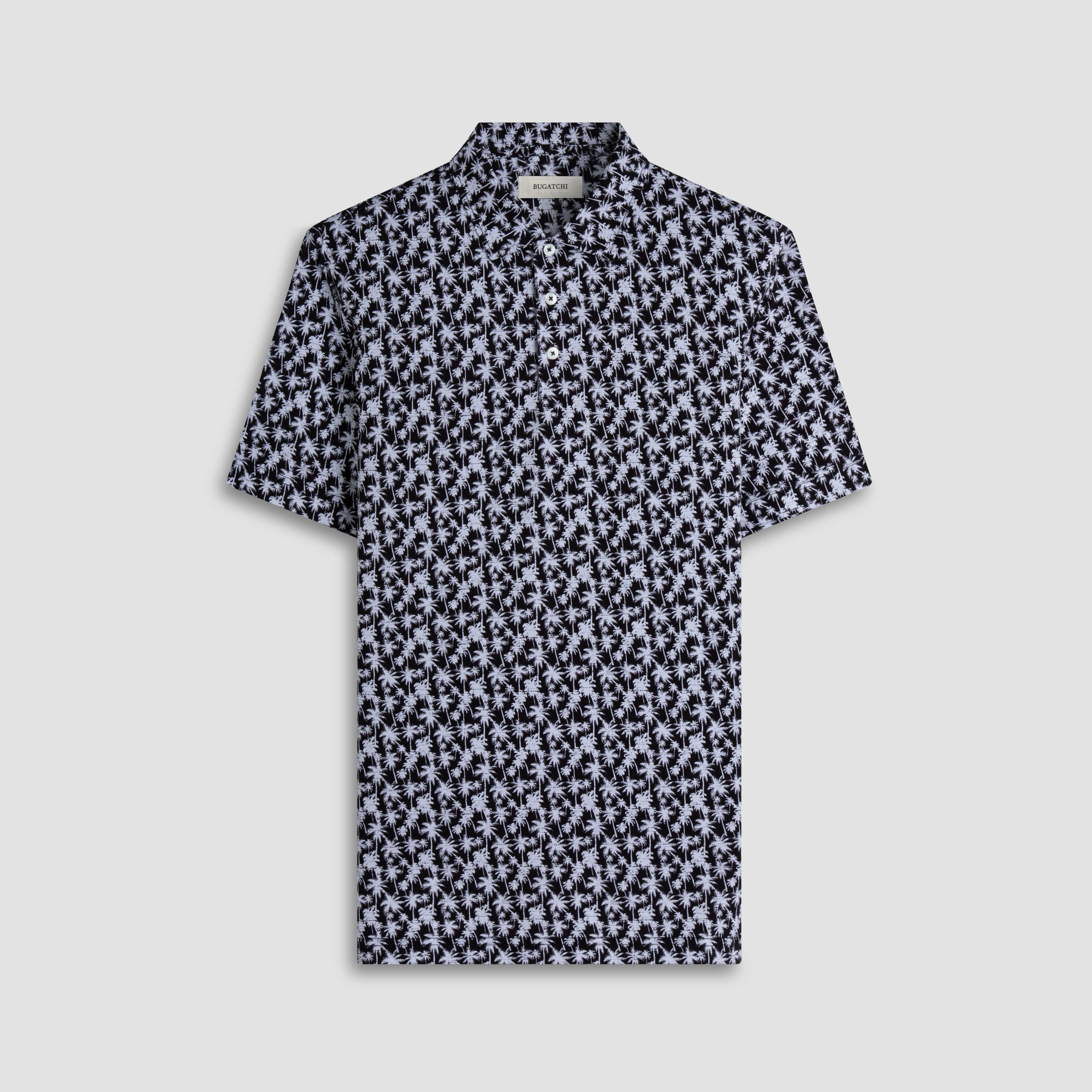 Victor Palm Tree OoohCotton Polo Shirt sold by Bugatchi