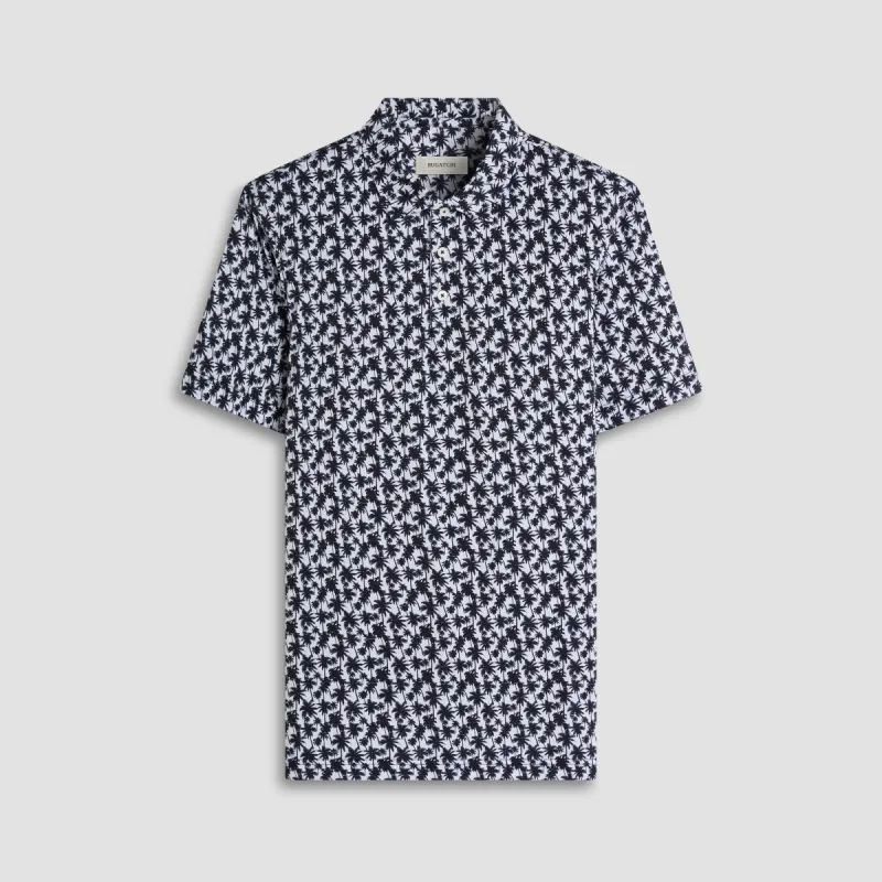 Victor Palm Tree OoohCotton Polo Shirt sold by Bugatchi