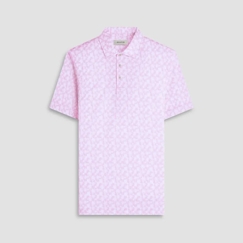 Victor Palm Tree OoohCotton Polo Shirt sold by Bugatchi