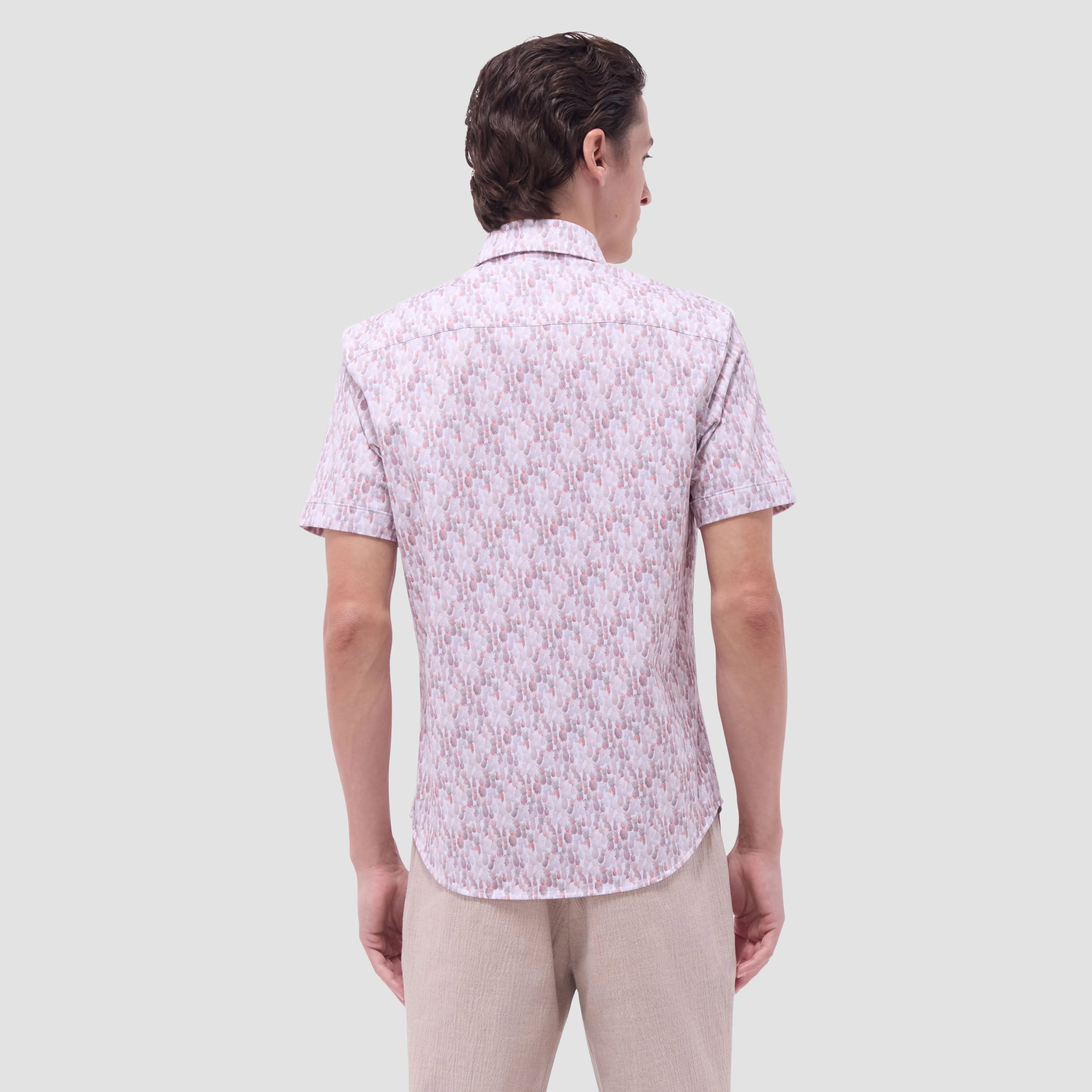 Miles Fruit Print OoohCotton Short-Sleeve Shirt sold by Bugatchi product image thumbnail 4