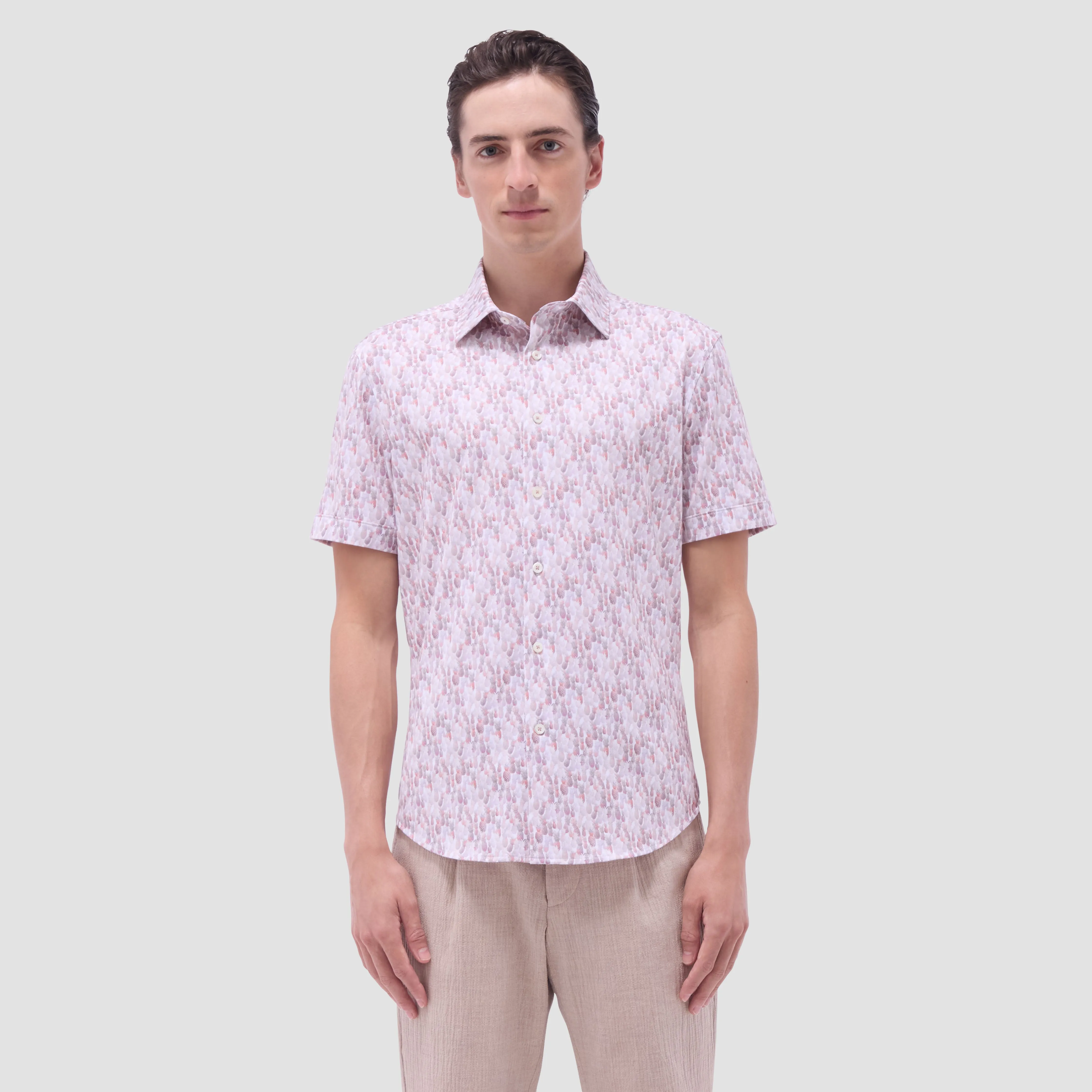 Miles Fruit Print OoohCotton Short-Sleeve Shirt sold by Bugatchi product image thumbnail 2