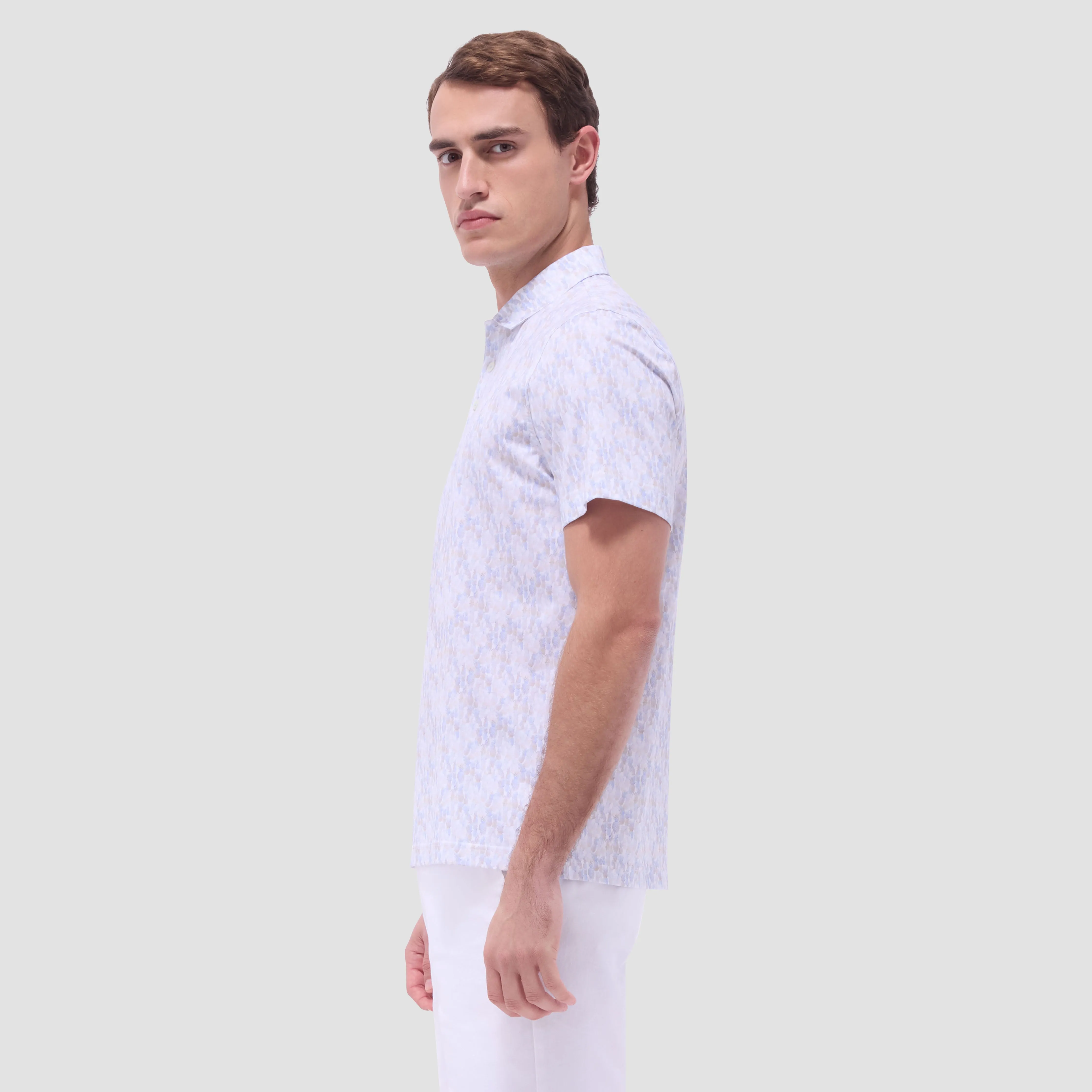 Victor Fruit Print OoohCotton Polo Shirt sold by Bugatchi product image thumbnail 3