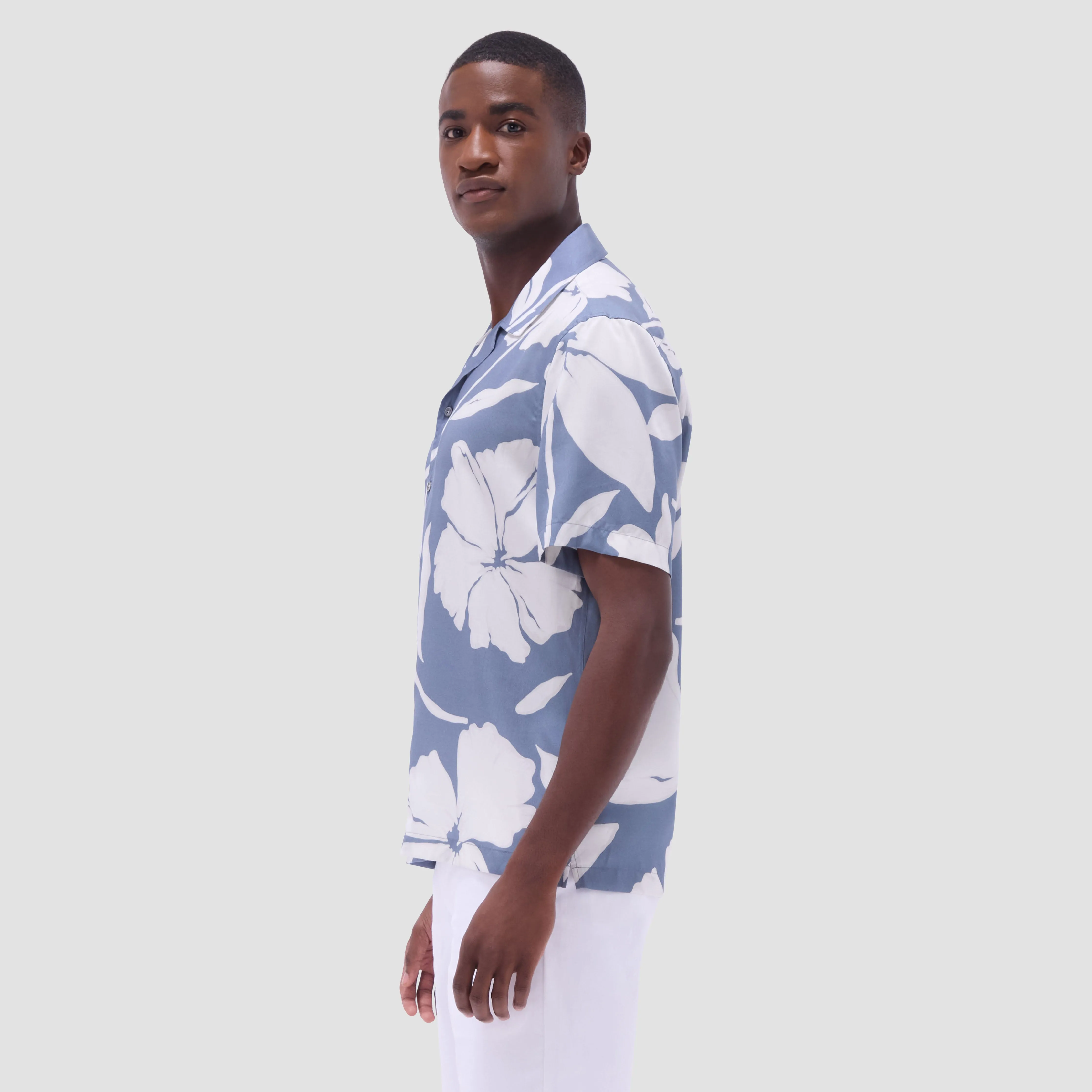 Jackson Floral Camp Shirt sold by Bugatchi product image thumbnail 4